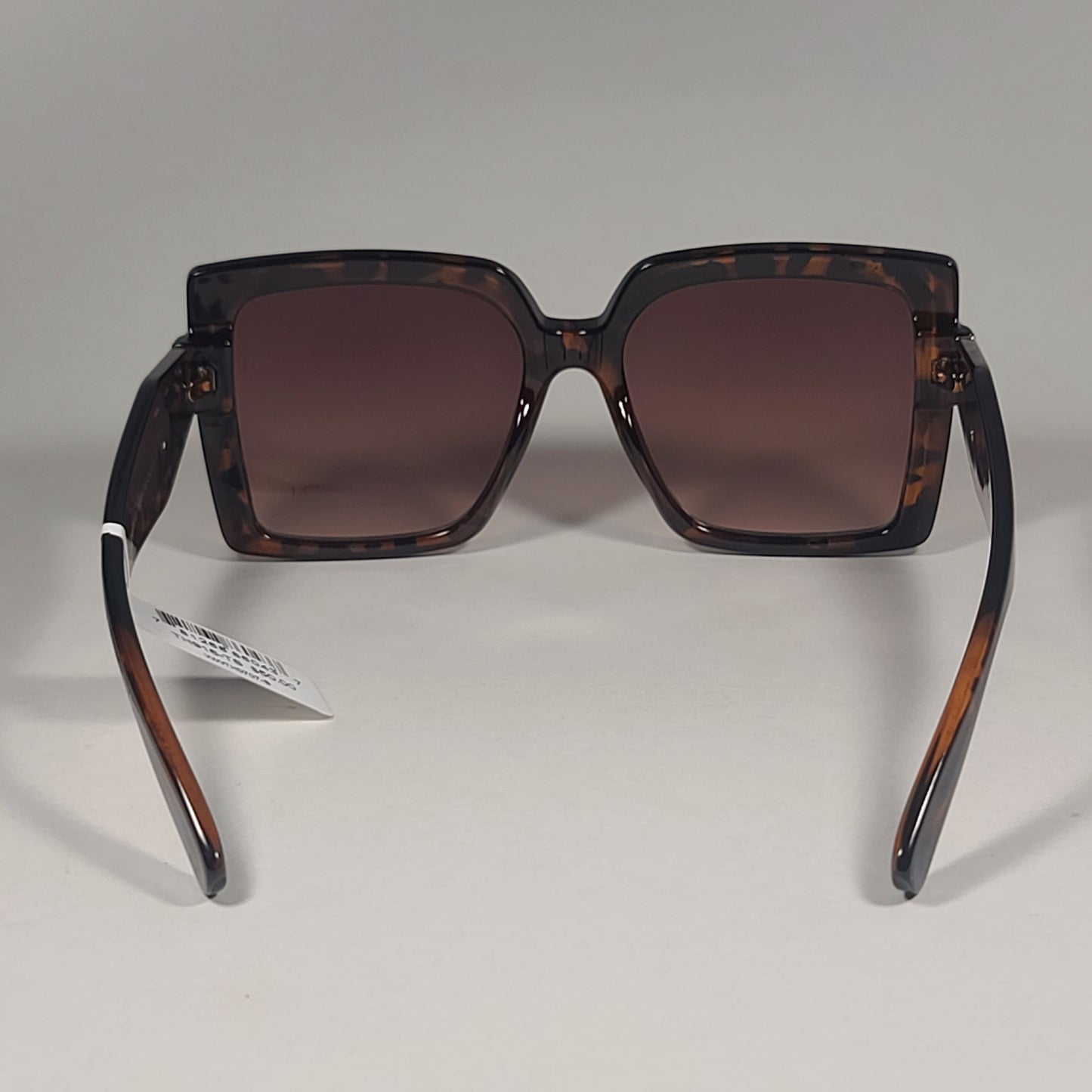 Tahari TH916 TS Oversize Butterfly Sunglasses Brown Tortoise Frame Gradient - Sunglasses