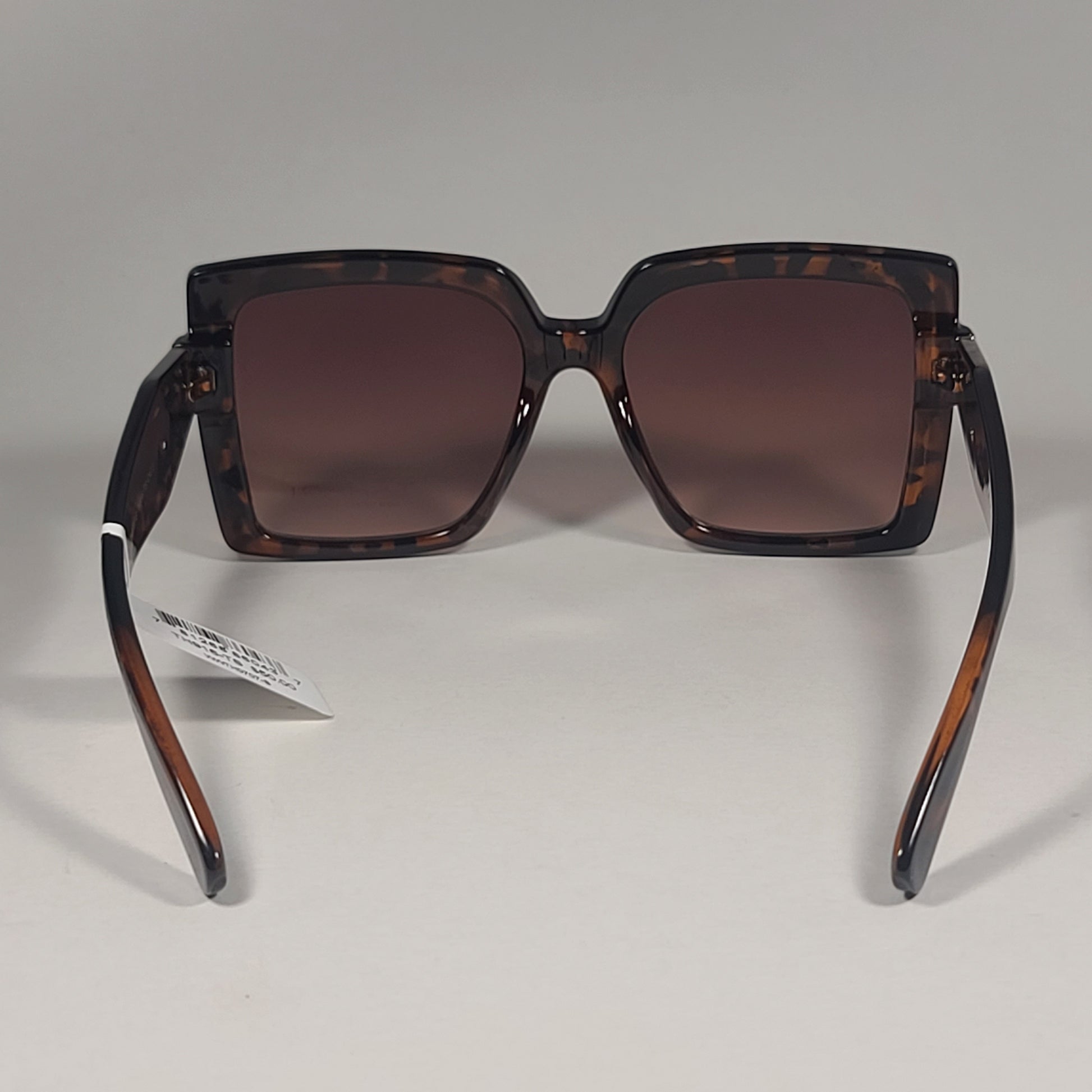Tahari TH916 TS Oversize Butterfly Sunglasses Brown Tortoise Frame Gradient - Sunglasses