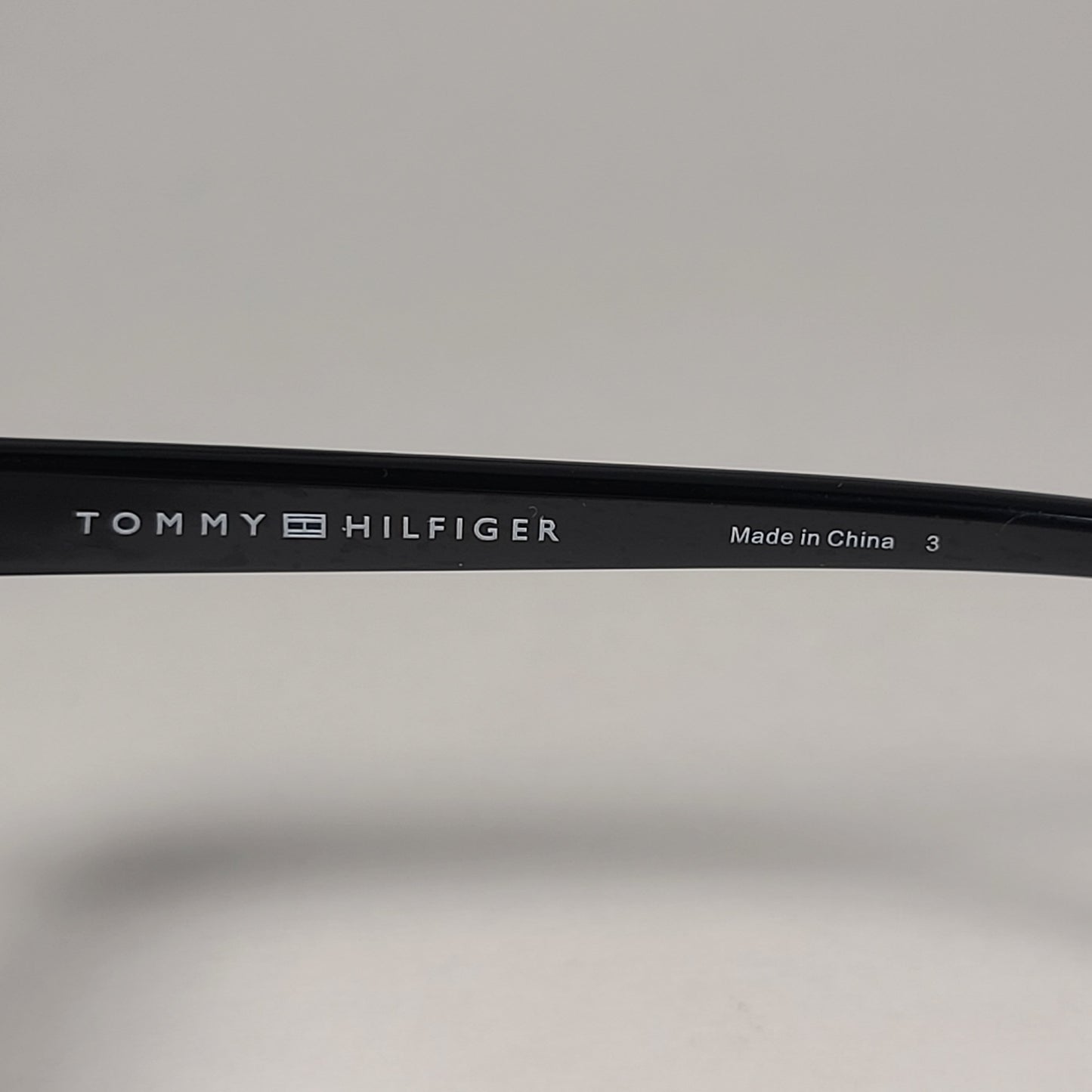 Tommy Hilfiger Ariana WP OL566 Round Cat Eye Sunglasses Black Frame Smoke Lens - Sunglasses