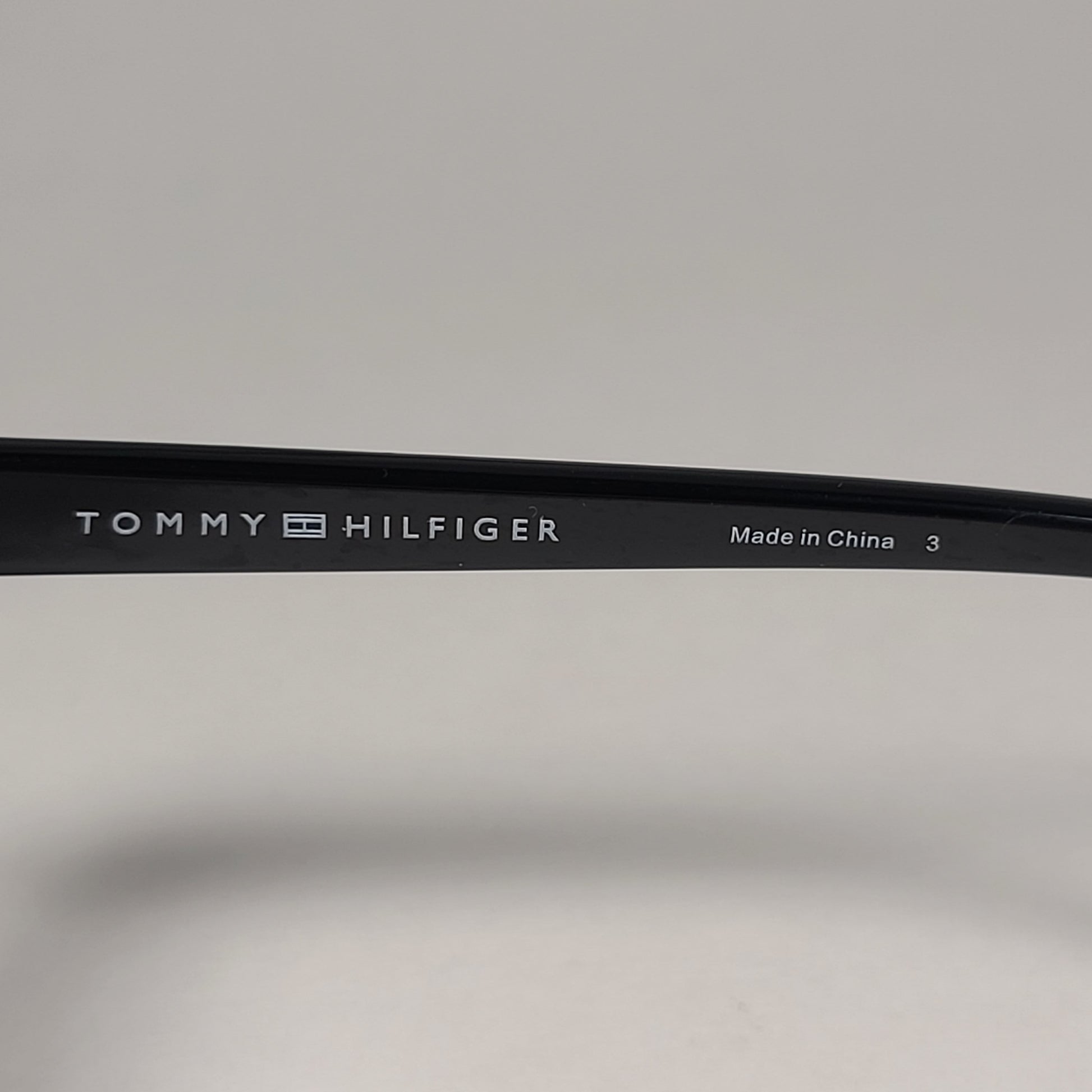 Tommy Hilfiger Ariana WP OL566 Round Cat Eye Sunglasses Black Frame Smoke Lens - Sunglasses