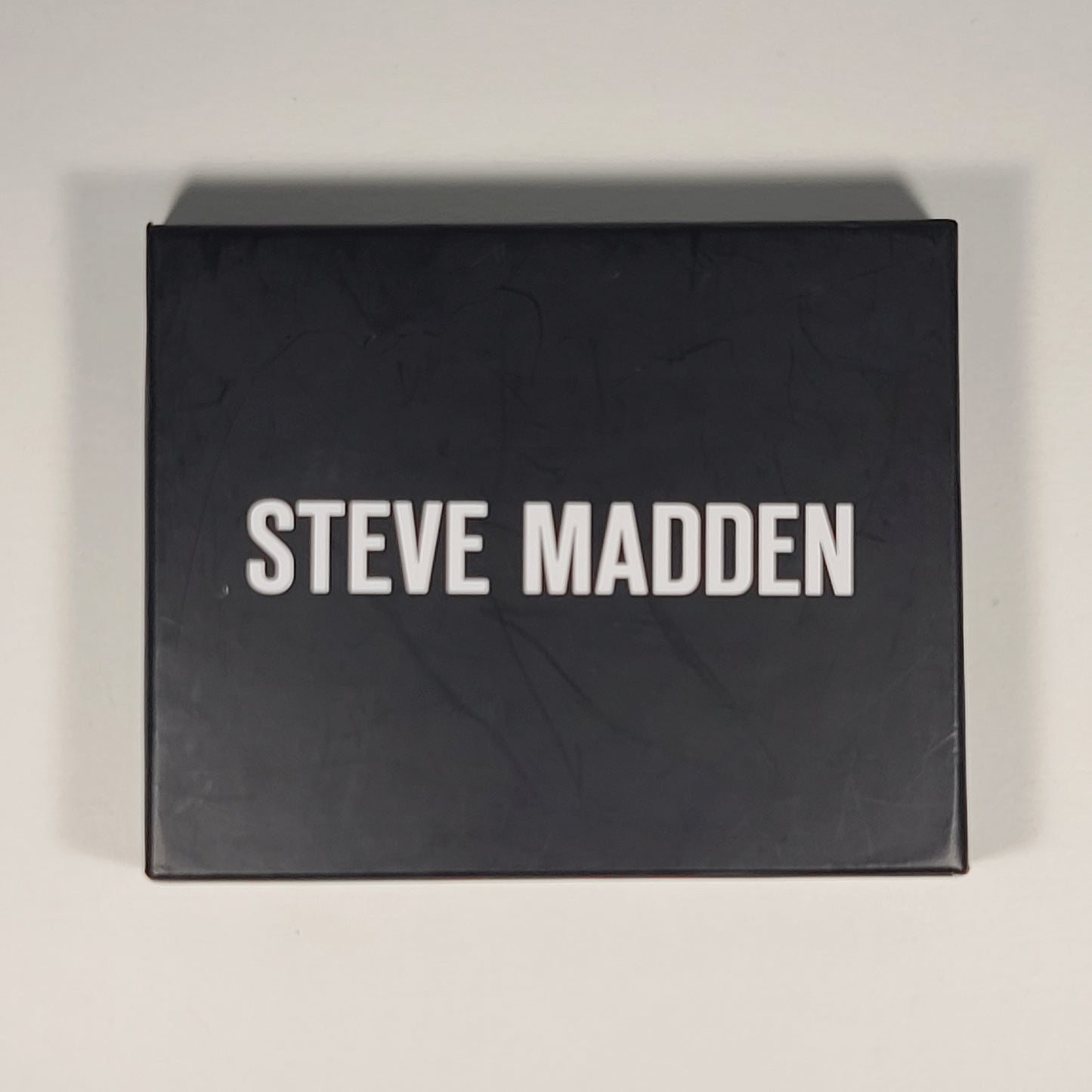 Steve Madden Men’s Billfold Black Leather Wallet With Back ID RFID N80093/08 - Wallets