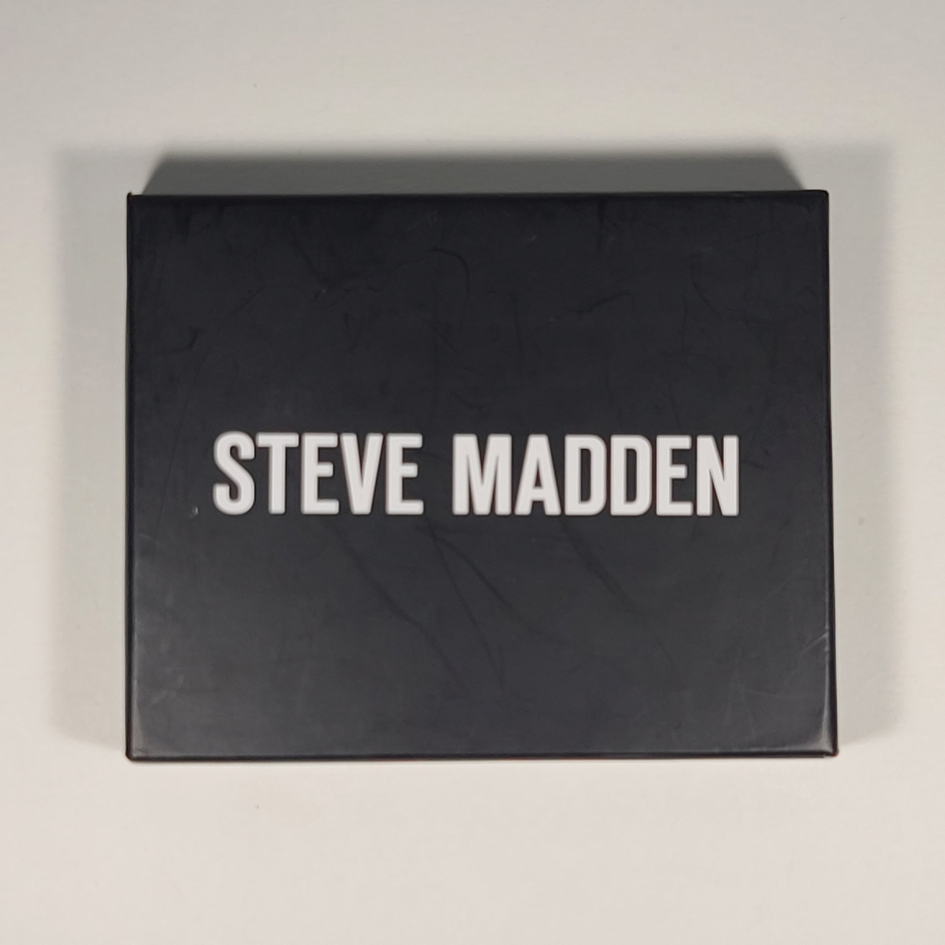 Steve Madden Men’s Billfold Black Leather Wallet With Back ID RFID N80093/08 - Wallets