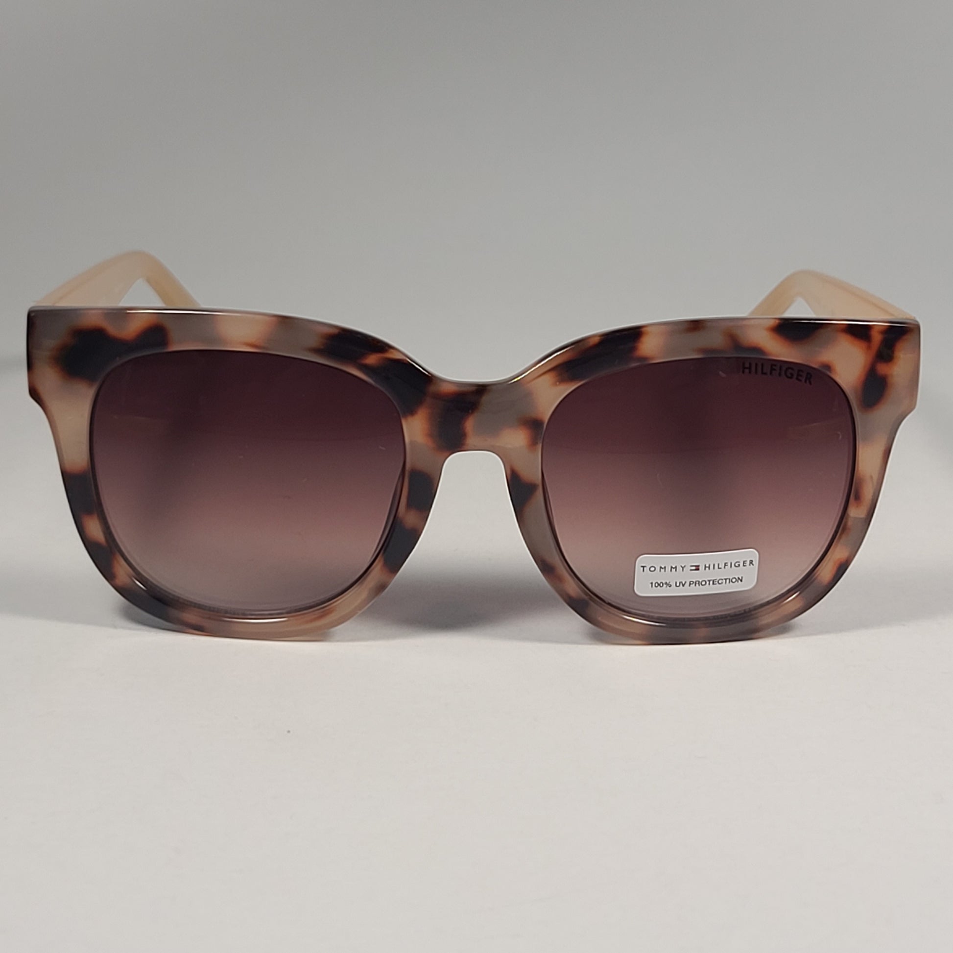 Tommy Hilfiger WP OL600 Oversize Sunglasses Light Tortoise Brown Gradient Lens