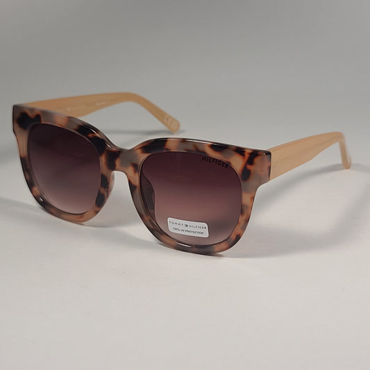 Tommy Hilfiger WP OL600 Oversize Sunglasses Light Tortoise Brown Gradient Lens