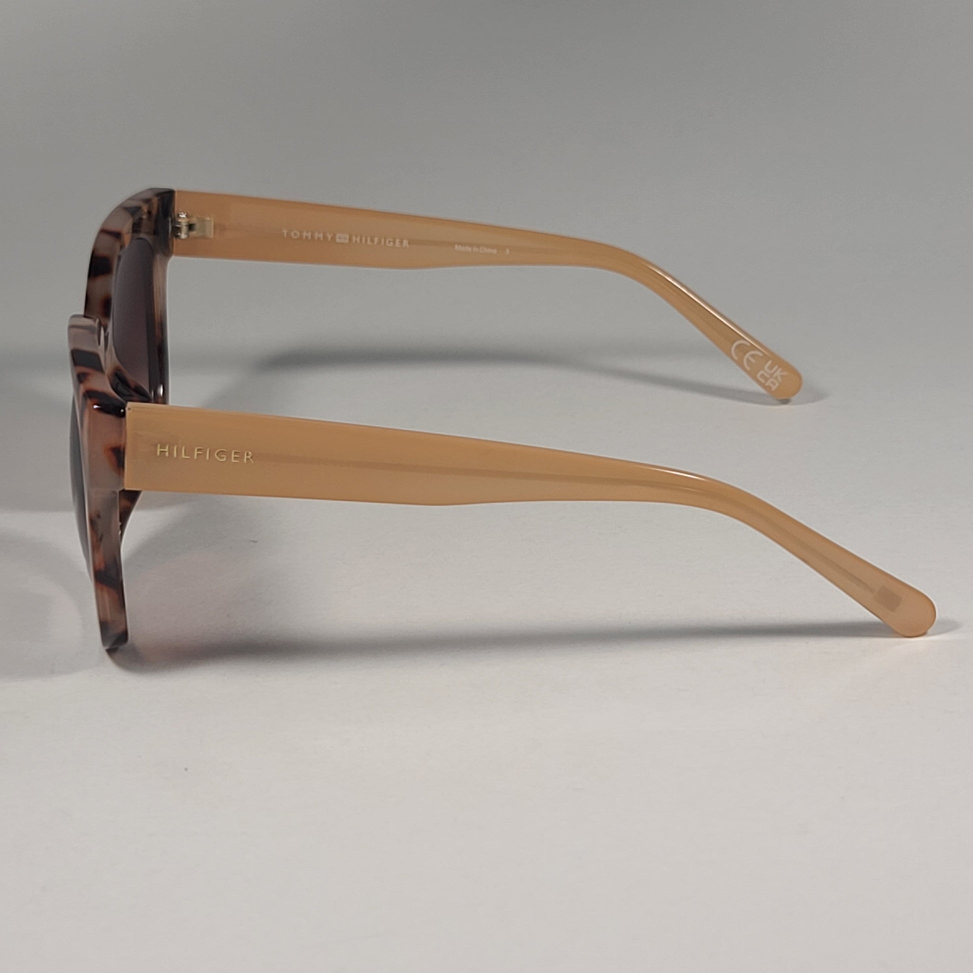 Tommy Hilfiger WP OL600 Oversize Sunglasses Light Tortoise Brown Gradient Lens