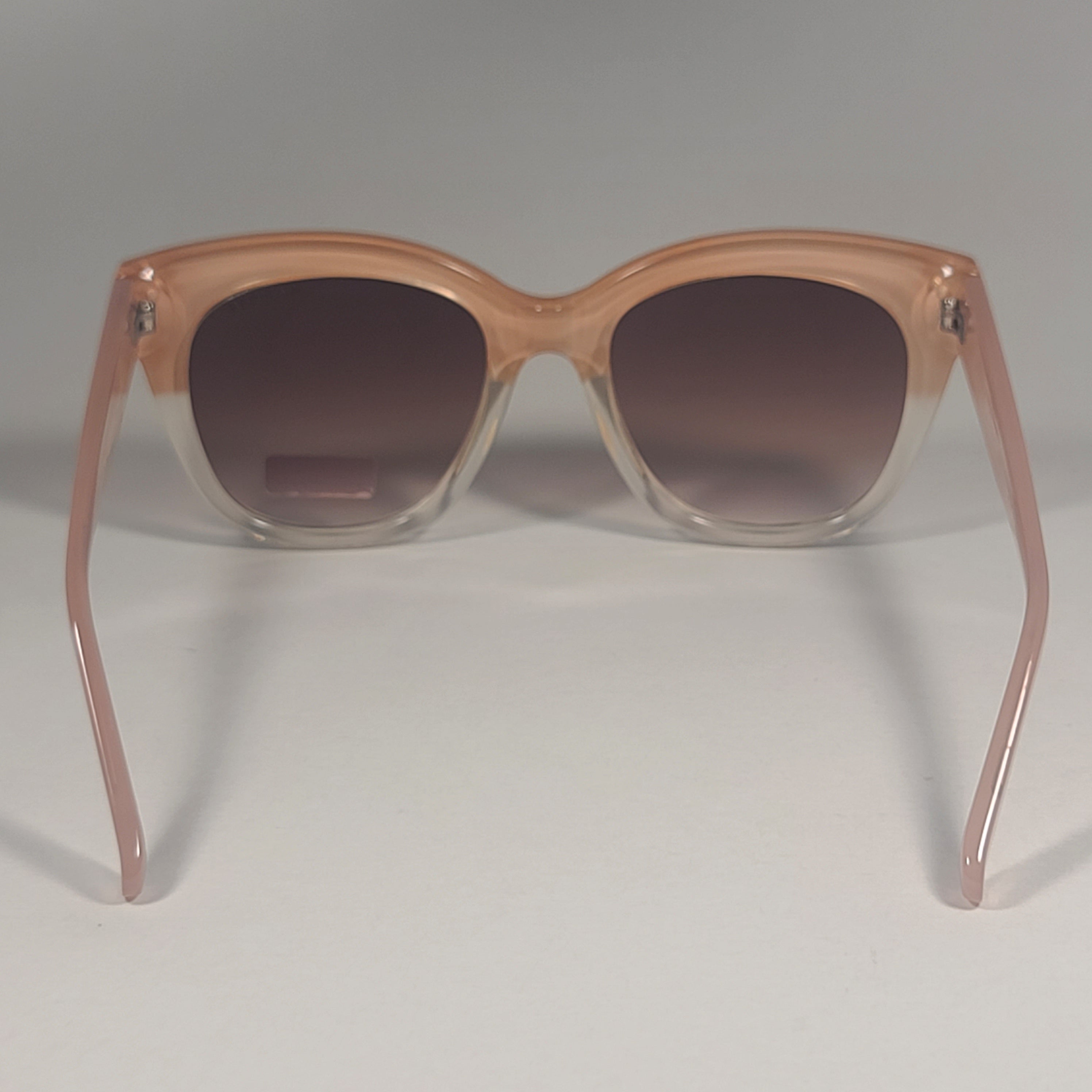 Tommy Hilfiger WP OL598 Oversized Sunglasses Nude Crystal Frame Brown TheSunglassFashion