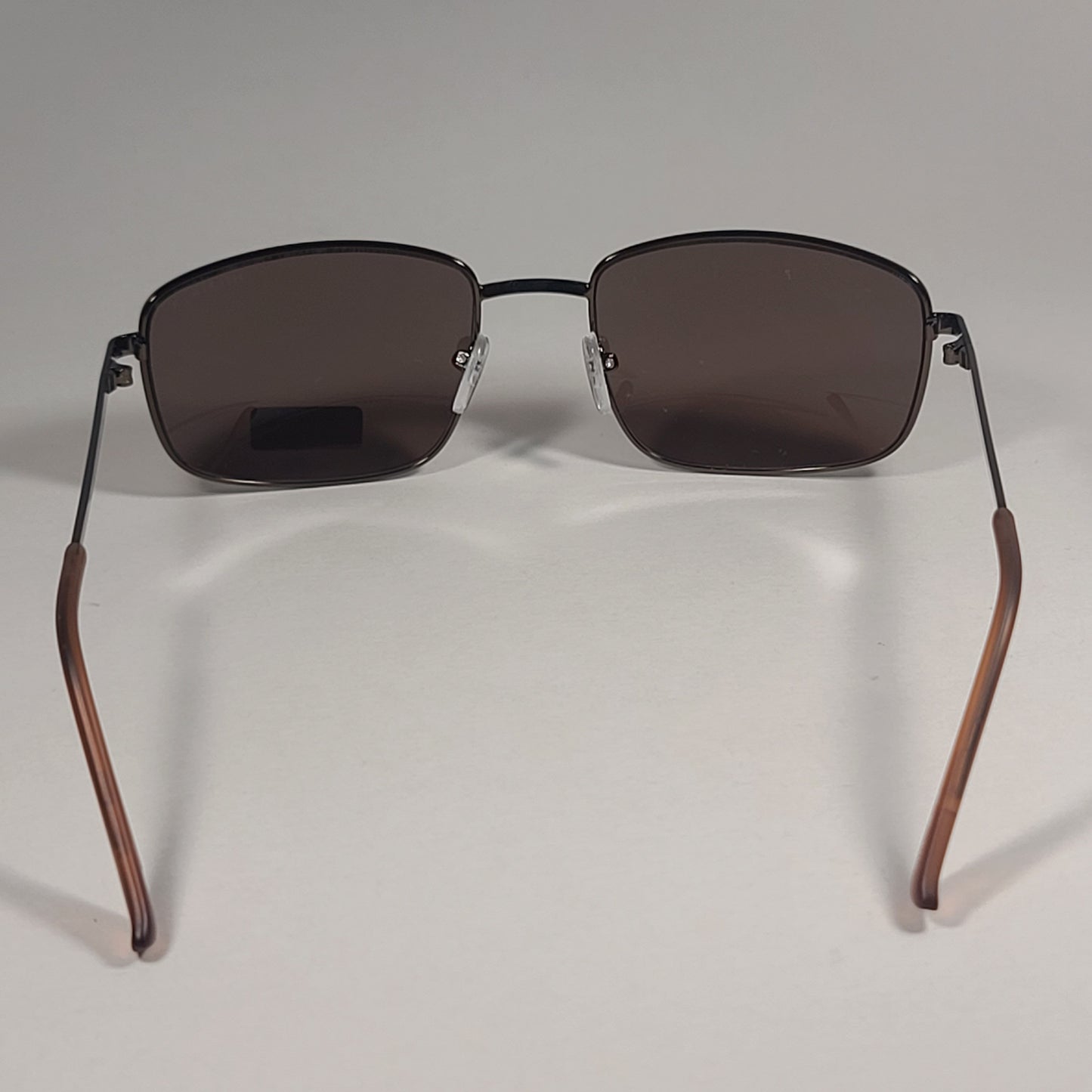 Tommy Hilfiger MM OM630 Rectangle Sunglasses Bronze Frame Brown Lens 57mm - Sunglasses