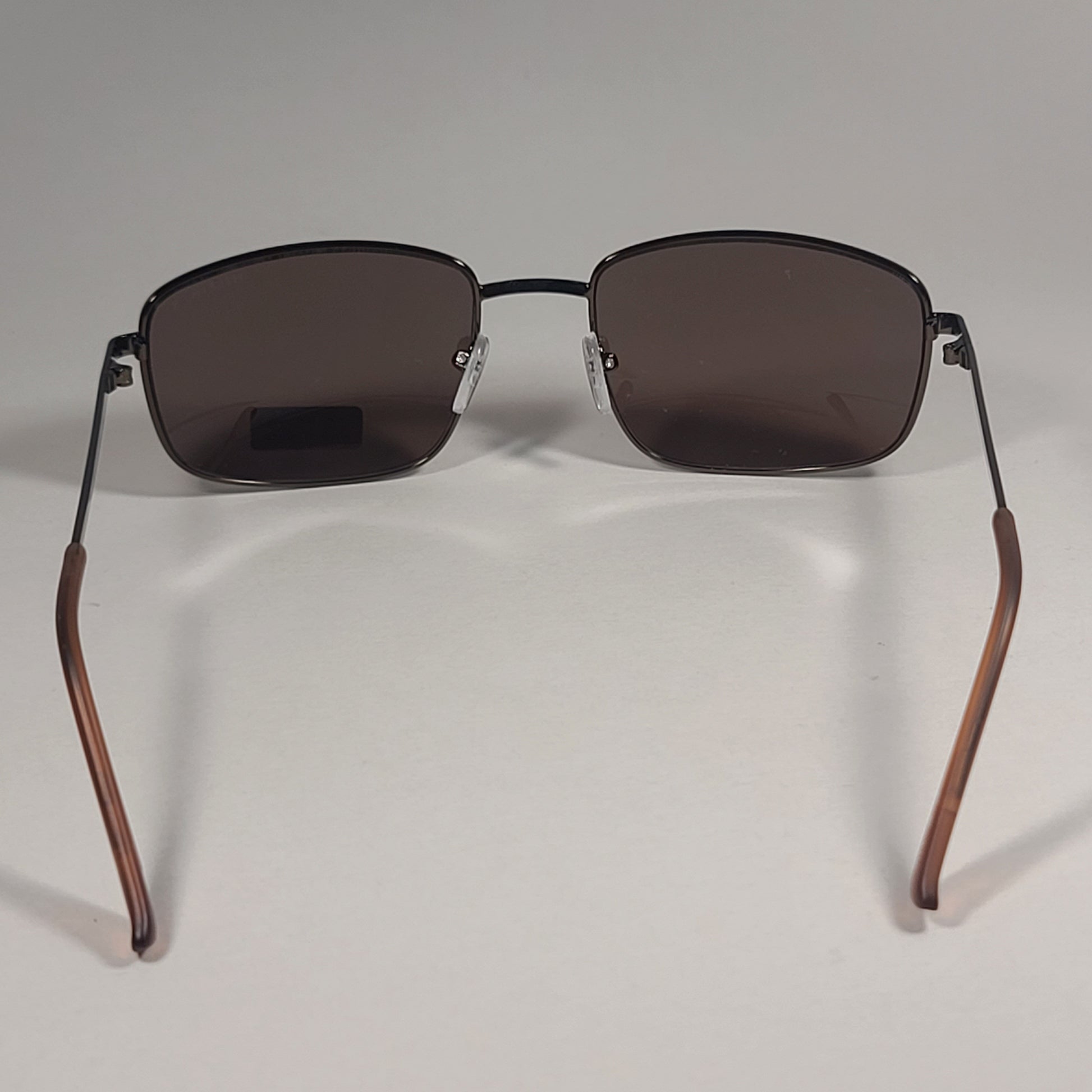Tommy Hilfiger MM OM630 Rectangle Sunglasses Bronze Frame Brown Lens 57mm - Sunglasses