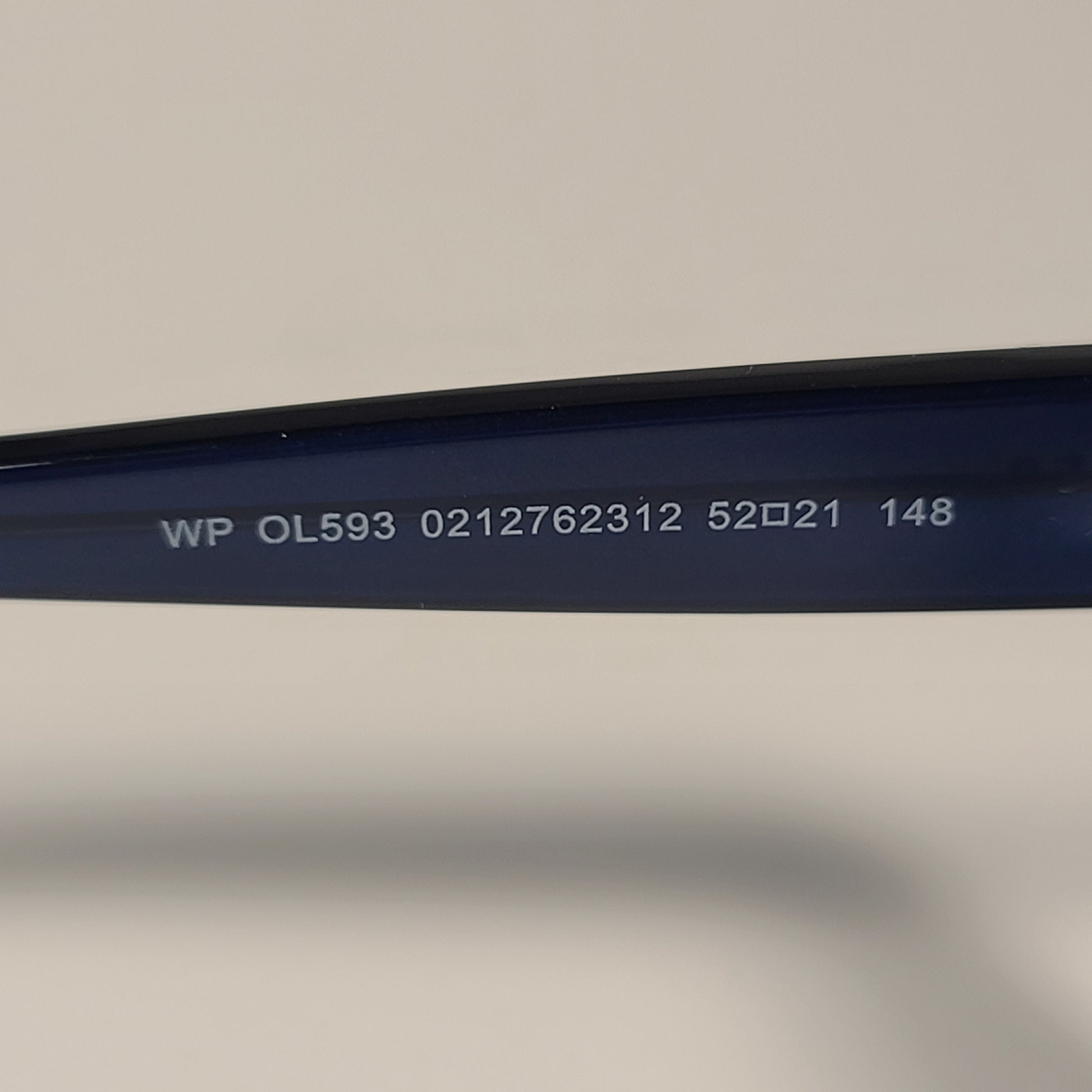 Tommy Hilfiger WP OL593 Cat Eye Sunglasses Blue Frame Smoke Gradient Lens 52mm - Sunglasses