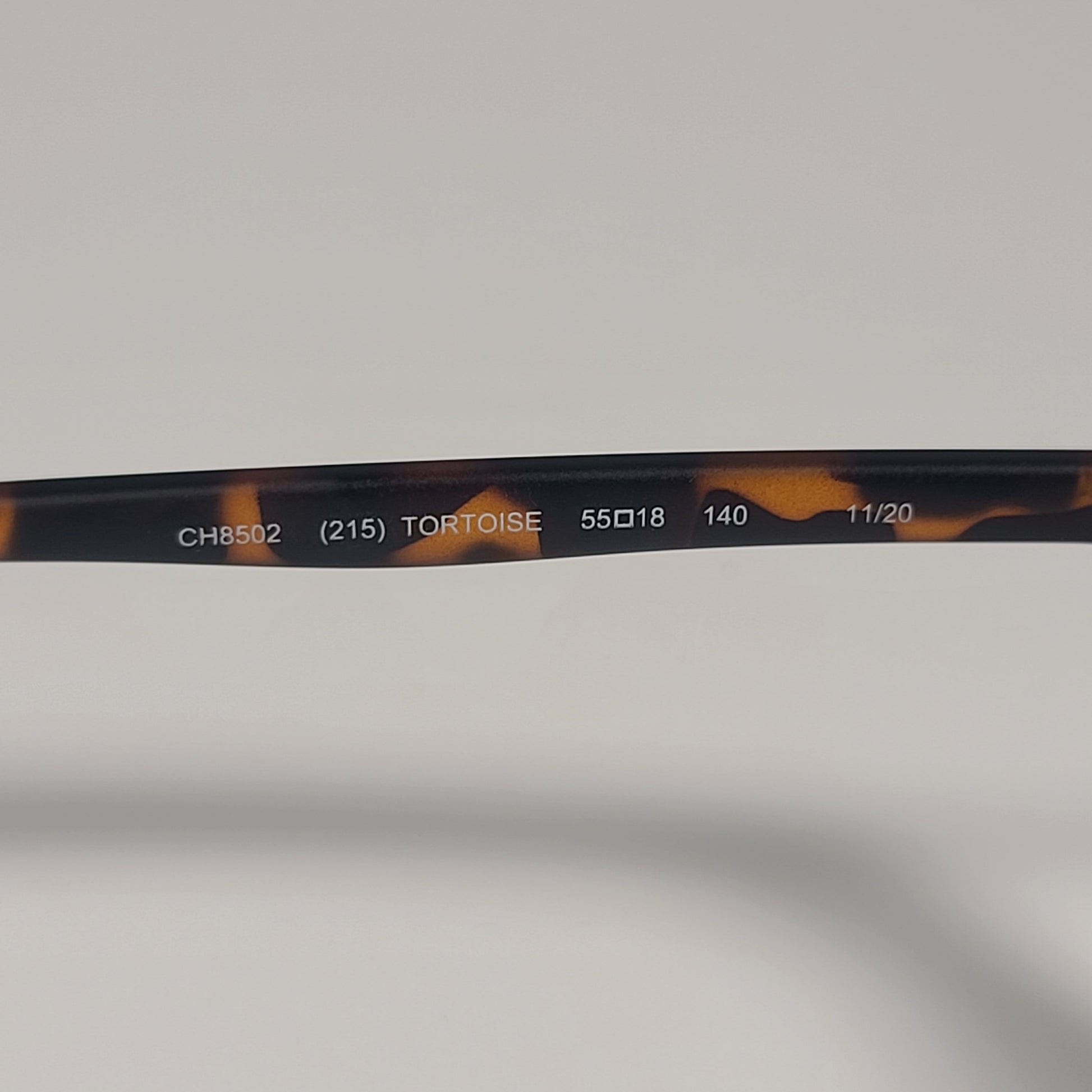 Cole Haan CH8502 215 Polarized Key Hole Sunglasses Matte Brown Tortoise Green Lens 55mm - Sunglasses