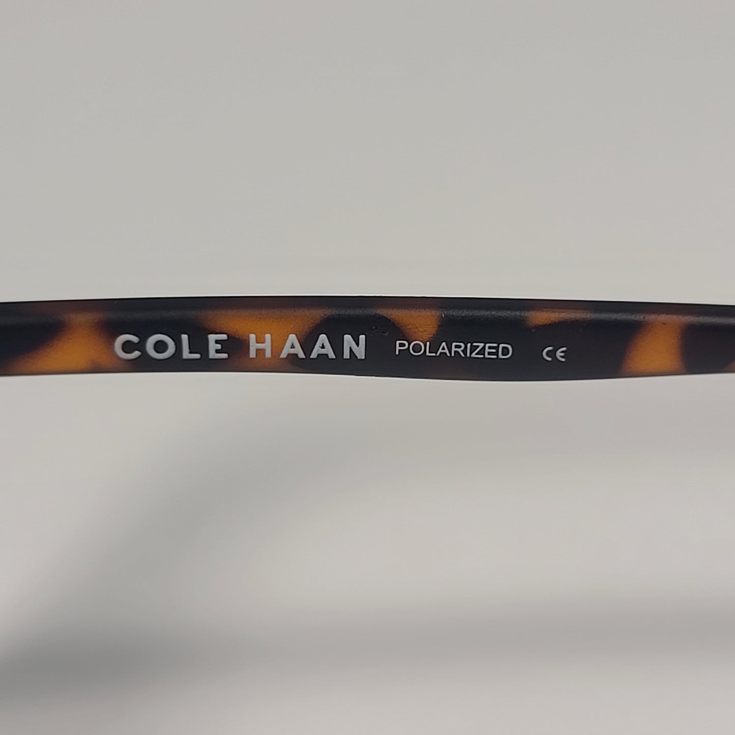 Cole Haan CH8502 215 Polarized Key Hole Sunglasses Matte Brown Tortoise Green Lens 55mm - Sunglasses
