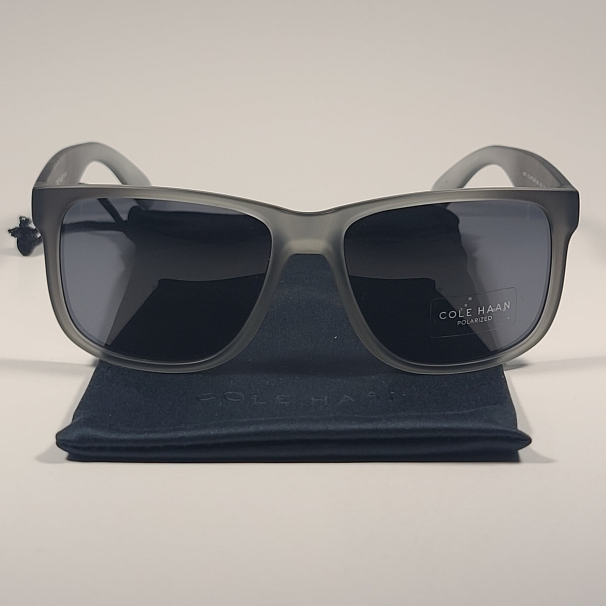 Cole Haan CH8503 012 Square Polarized Sunglasses Matte Gray  display picture 3