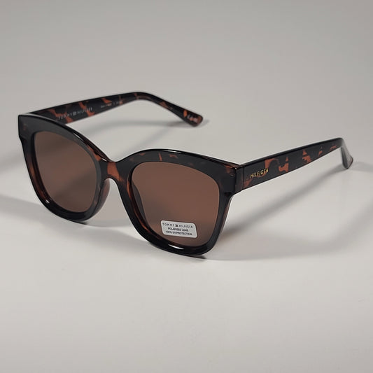 Tommy Hilfiger WP OL588P Polarized Cat Eye Sunglasses Brown Tortoise & Brown 52mm