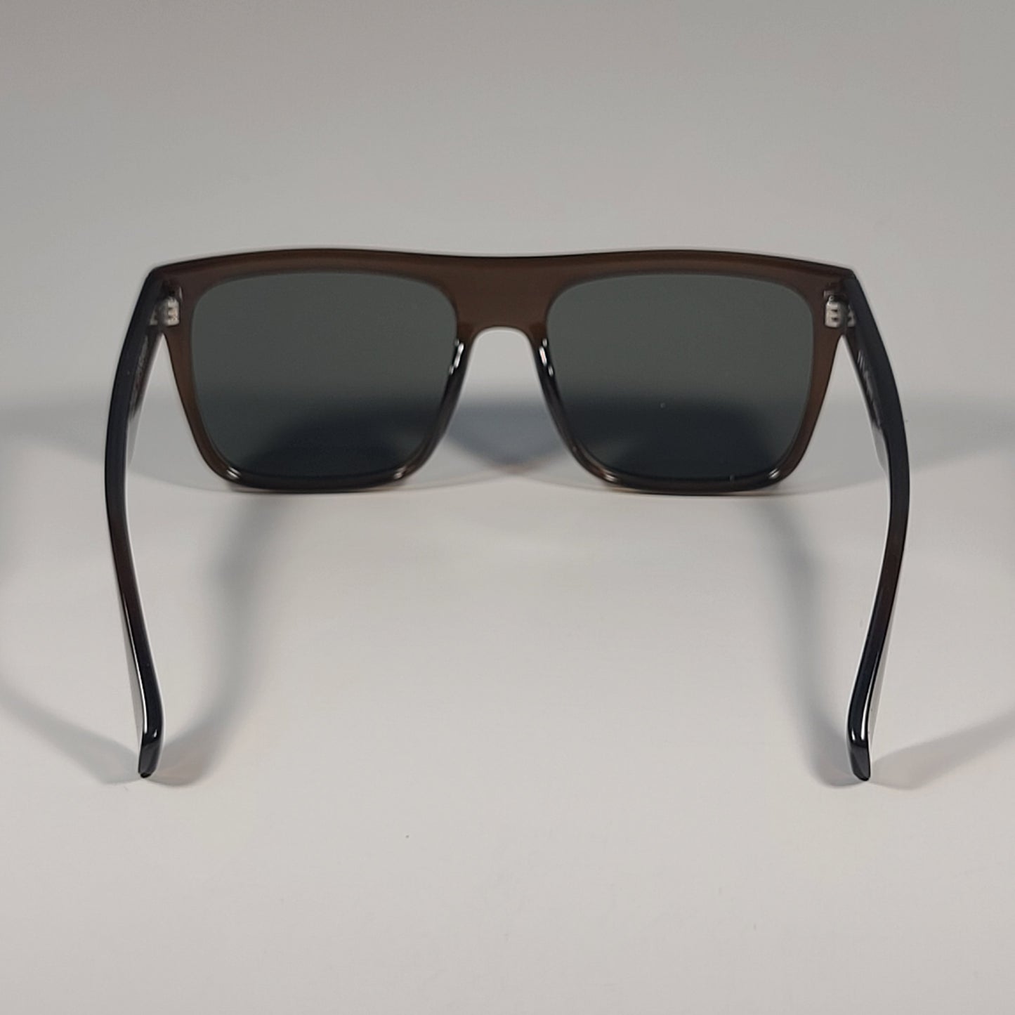 Le Specs Le Sustain Aristoplastic Shield Sunglasses Pecan Brown Frame / Green Lens LSU2229559 56mm - Sunglasses