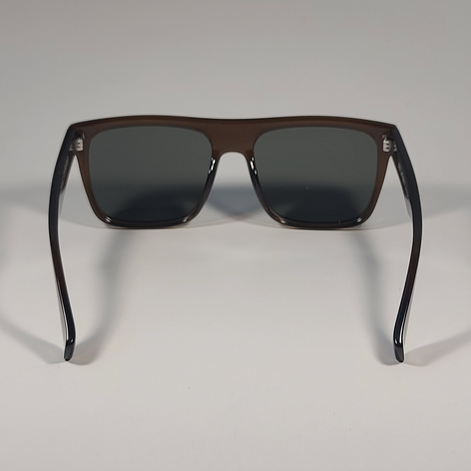 Le Specs Le Sustain Aristoplastic Shield Sunglasses Pecan Brown Frame / Green Lens LSU2229559 56mm - Sunglasses