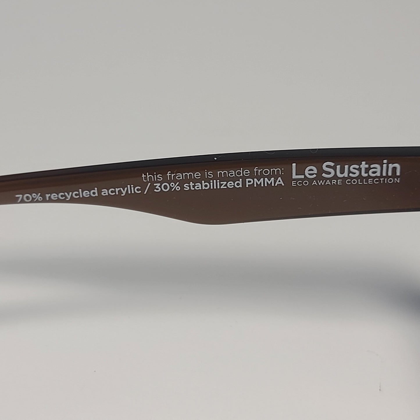 Le Specs Le Sustain Aristoplastic Shield Sunglasses Pecan Brown Frame / Green Lens LSU2229559 56mm - Sunglasses