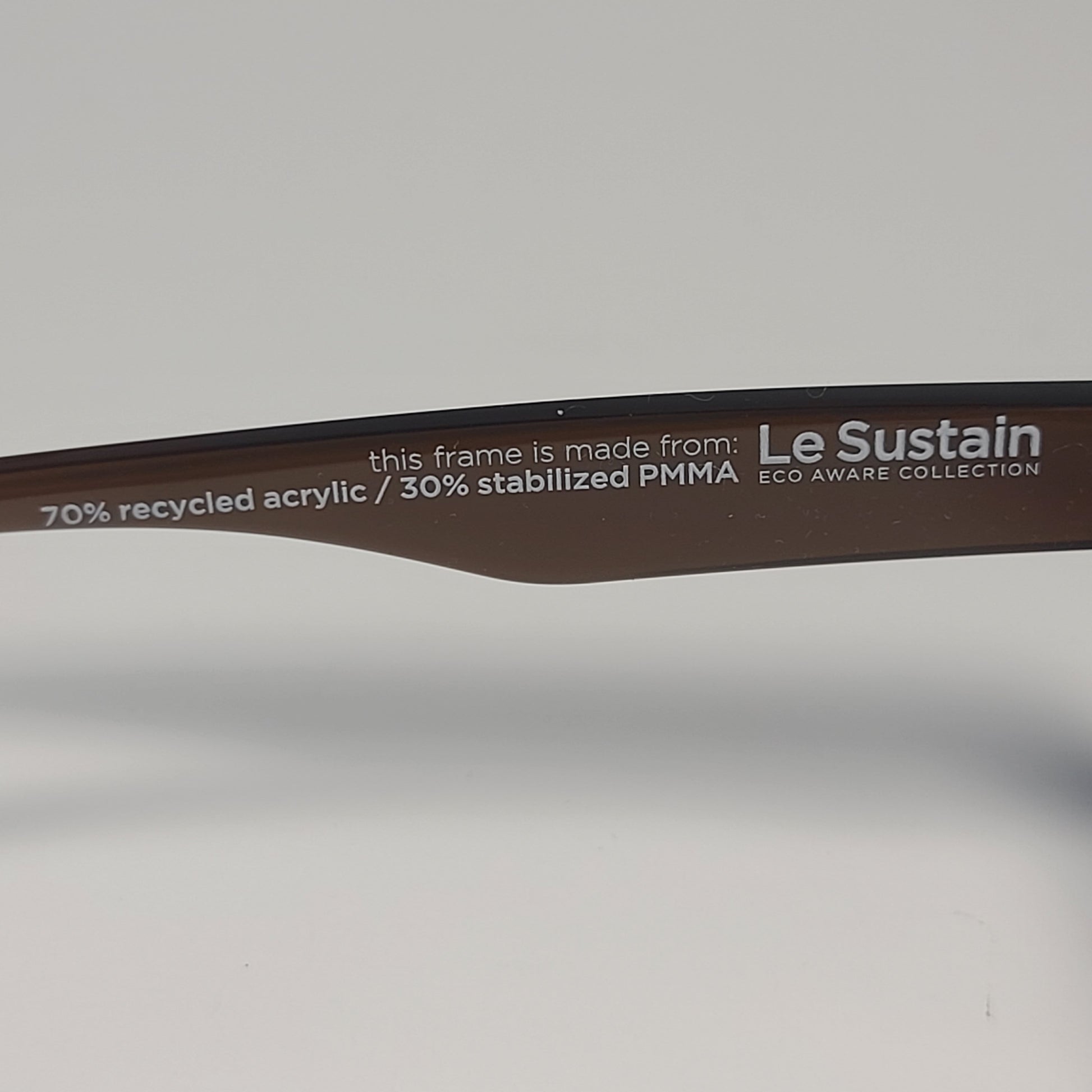 Le Specs Le Sustain Aristoplastic Shield Sunglasses Pecan Brown Frame / Green Lens LSU2229559 56mm - Sunglasses