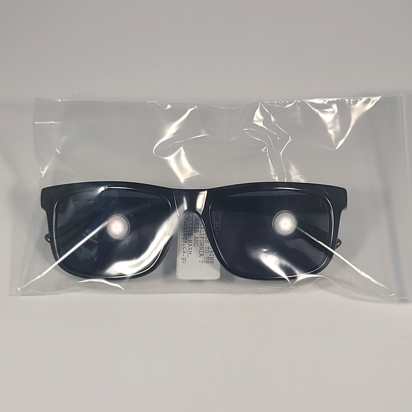 Timberland Rectangular Sunglasses Shiny Black Frame Gray Lens TB7153 01A - Sunglasses
