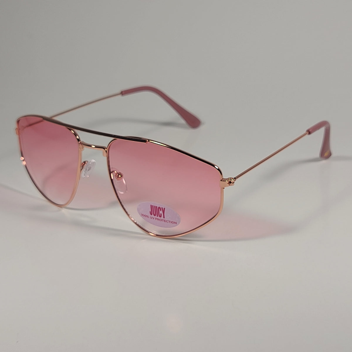 Juicy Couture X71121 Zillion Pilot Sunglasses Rose Gold 