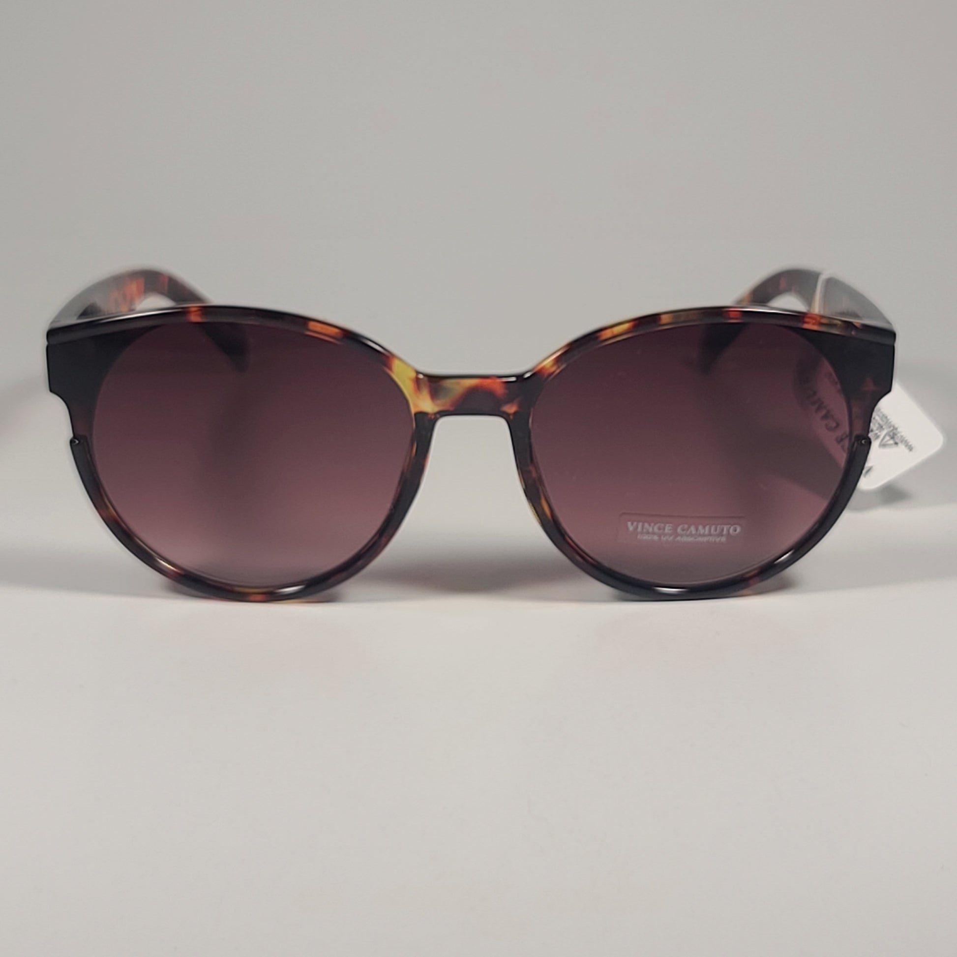 Vince Camuto VC1061 TS Round Sunglasses Brown Tortoise Frame Brown Gradient Lens - Sunglasses