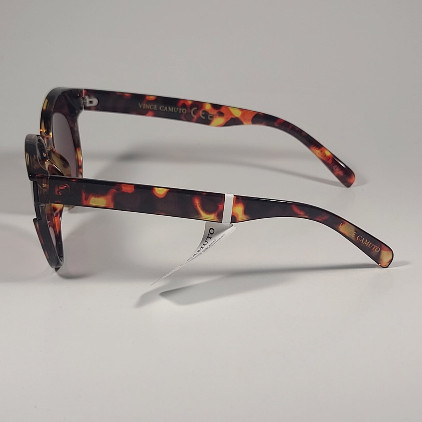 Vince Camuto VC1061 TS Round Sunglasses Brown Tortoise Frame Brown Gradient Lens - Sunglasses