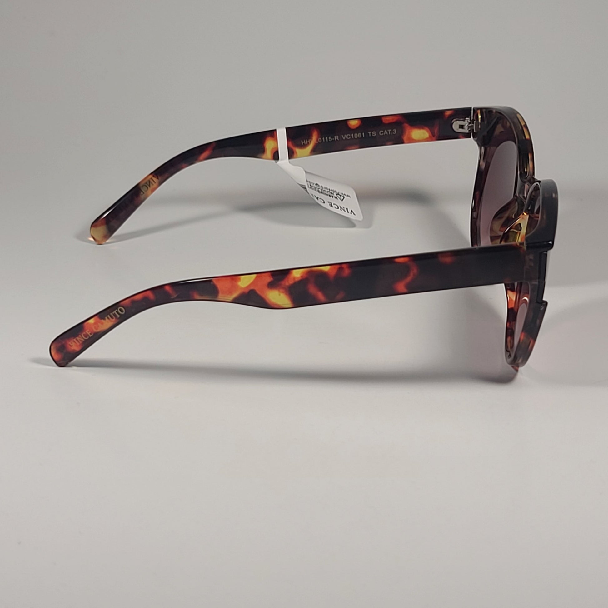 Vince Camuto VC1061 TS Round Sunglasses Brown Tortoise Frame Brown Gradient Lens - Sunglasses