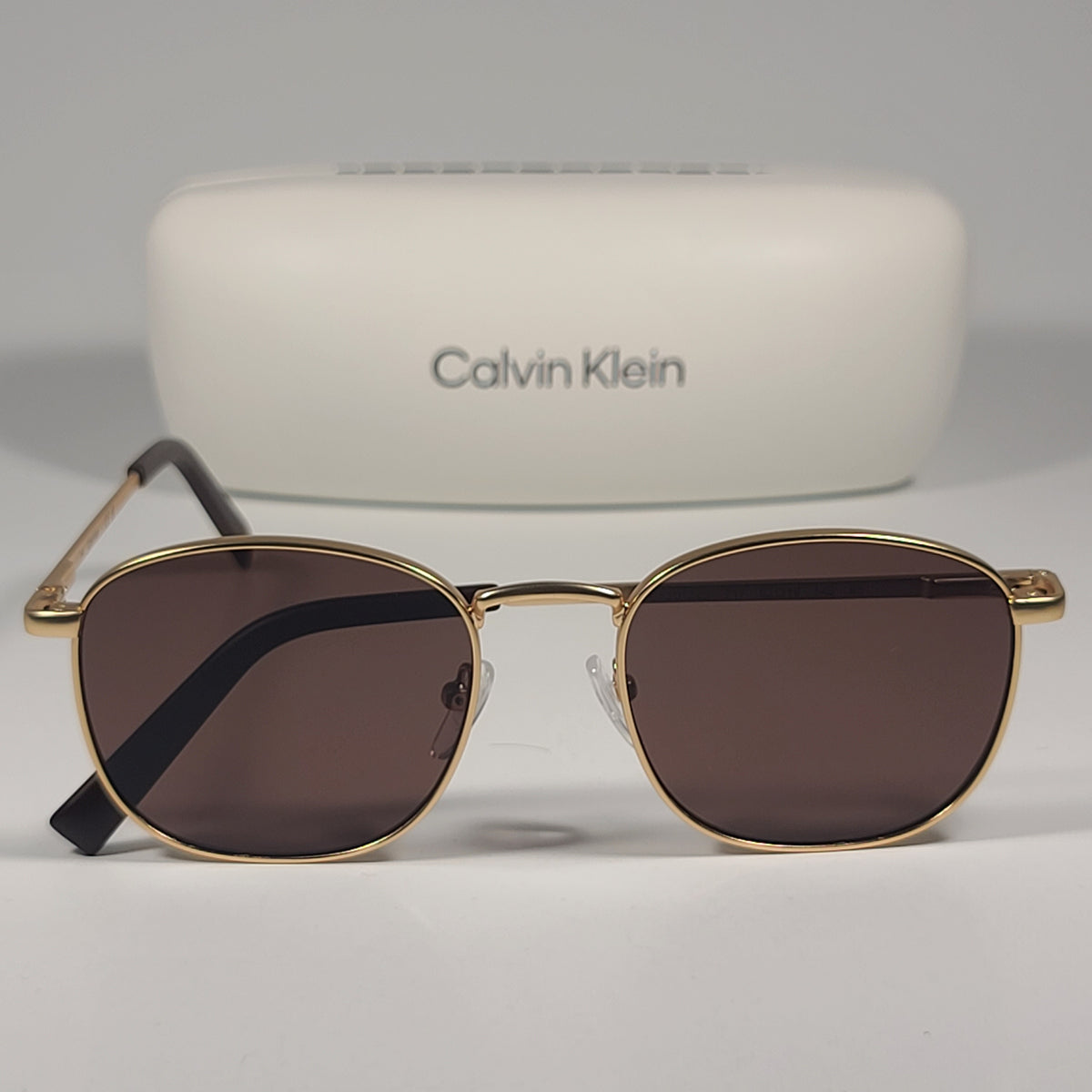 Calvin Klein CK20122S 717 Designer Sunglasses Matte Gold  display picture 2