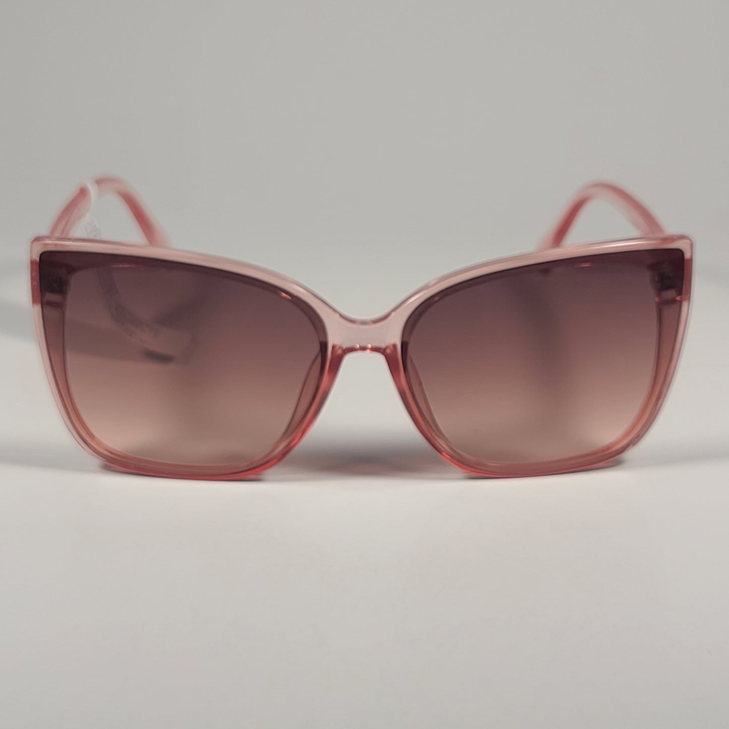 Guess GF0412 72F Oversized Butterfly Sunglasses Pink Crystal / Brown Gradient - Sunglasses