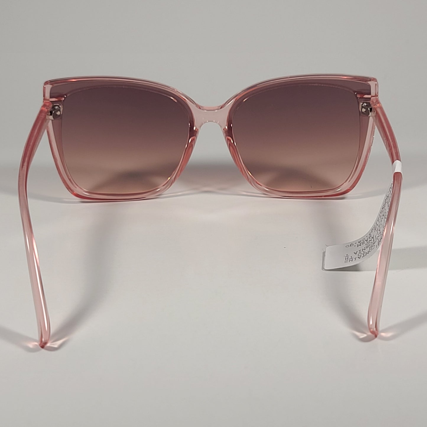 Guess GF0412 72F Oversized Butterfly Sunglasses Pink Crystal / Brown Gradient - Sunglasses