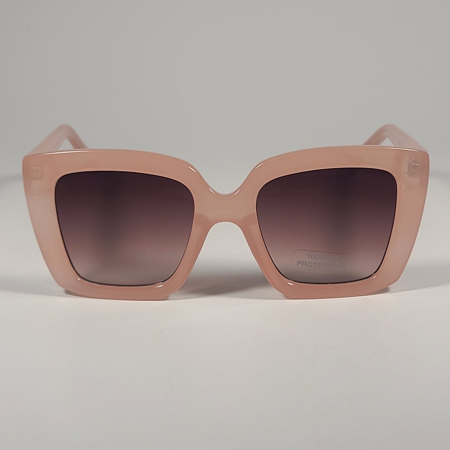 Fossil FW223 Oversize Butterfly Sunglasses Milky Nude Pink Brown Gradient Lens 50mm - Sunglasses