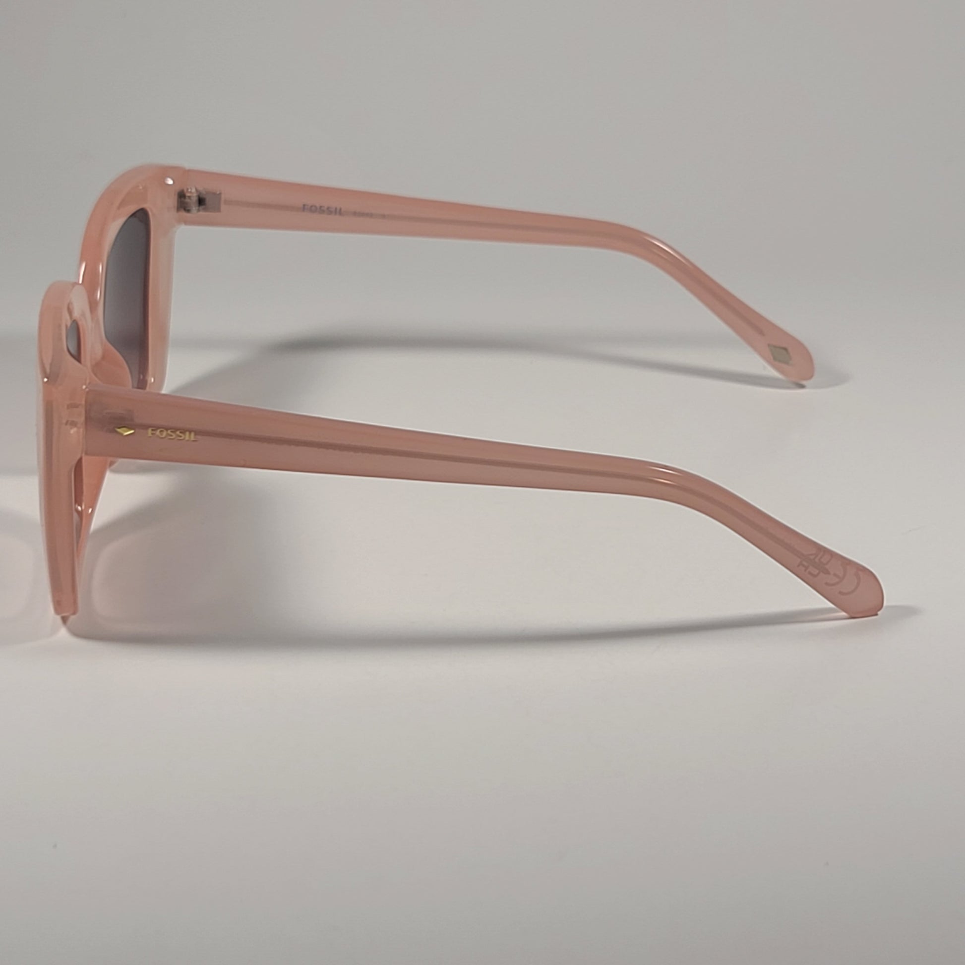 Fossil FW223 Oversize Butterfly Sunglasses Milky Nude Pink Brown Gradient Lens 50mm - Sunglasses
