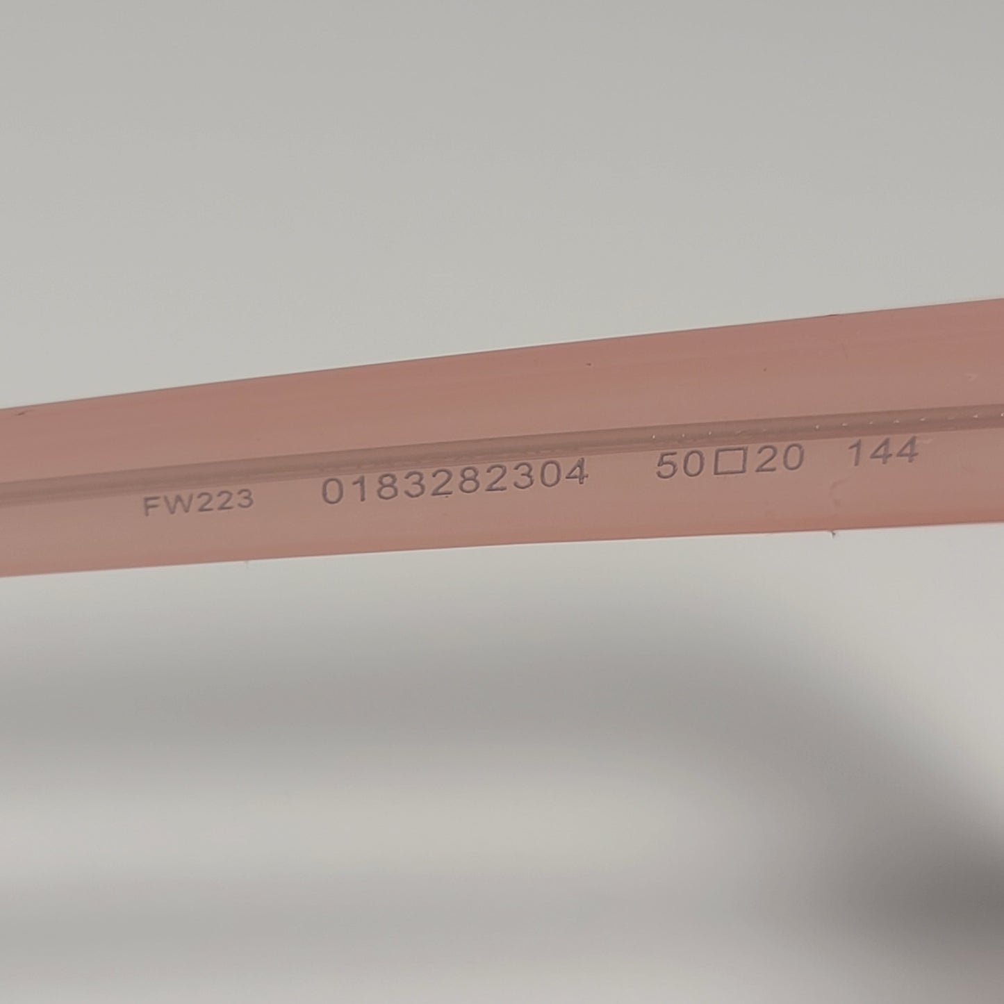 Fossil FW223 Oversize Butterfly Sunglasses Milky Nude Pink Brown Gradient Lens 50mm - Sunglasses