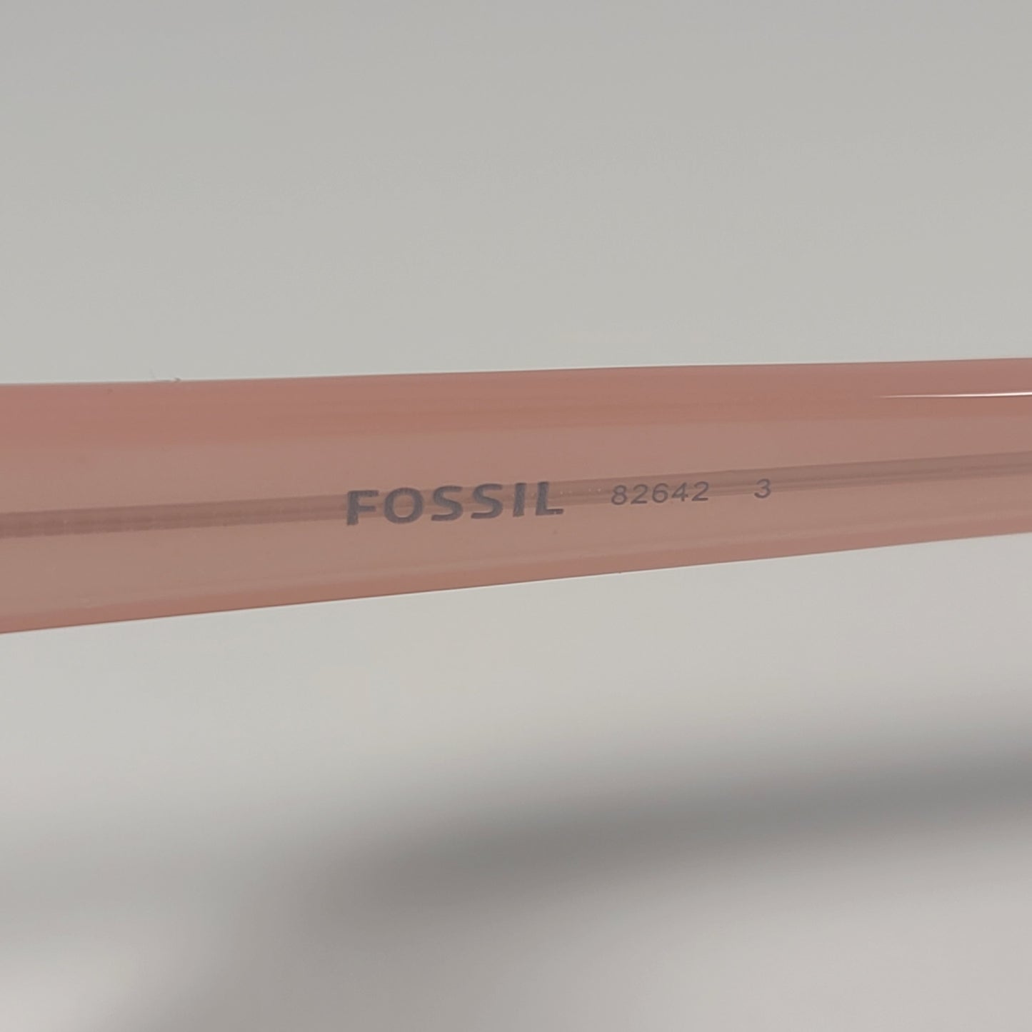 Fossil FW223 Oversize Butterfly Sunglasses Milky Nude Pink Brown Gradient Lens 50mm - Sunglasses