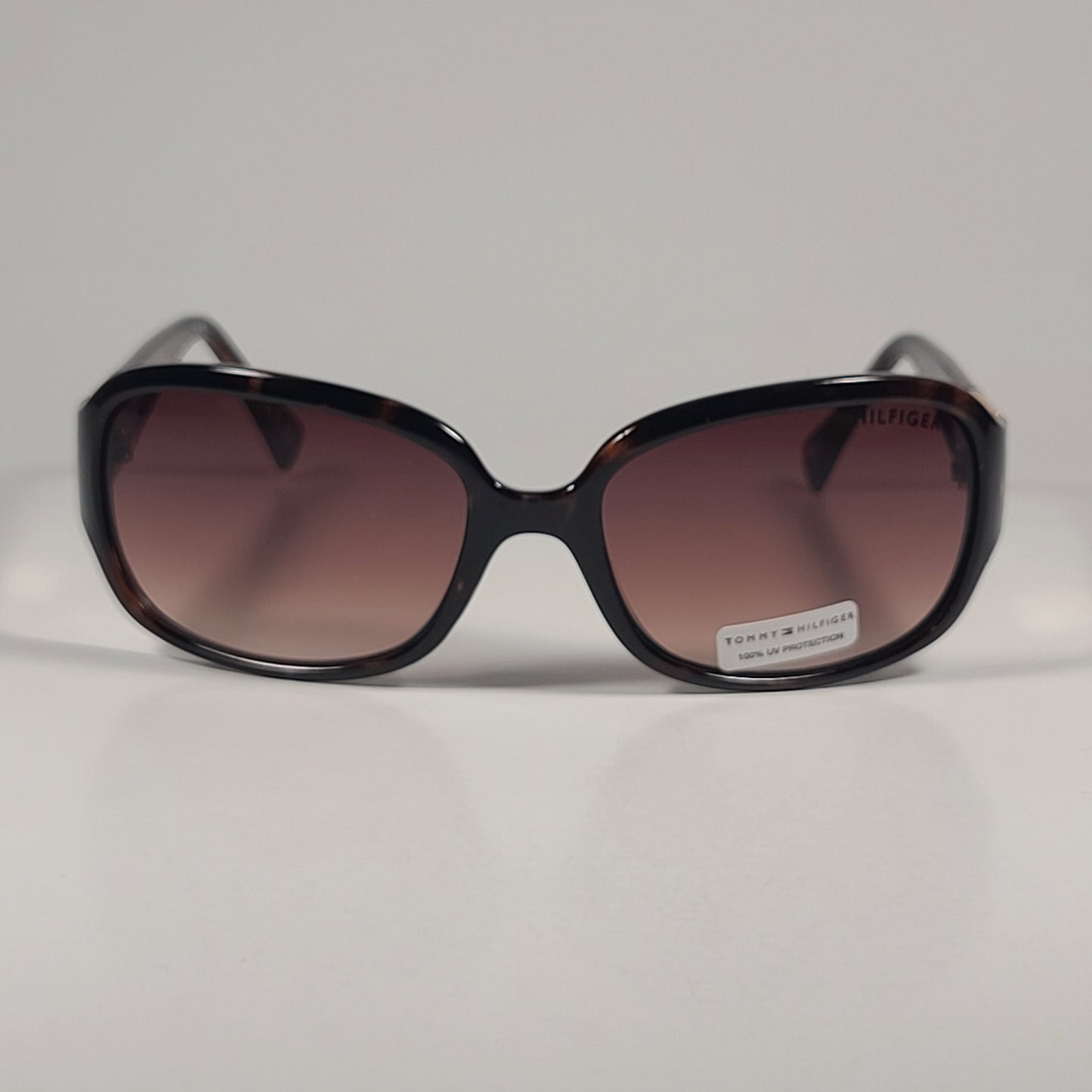 Tommy Hilfiger WP OL621 Oval Sunglasses Brown Tortoise Gold / Brown Gradient - Sunglasses