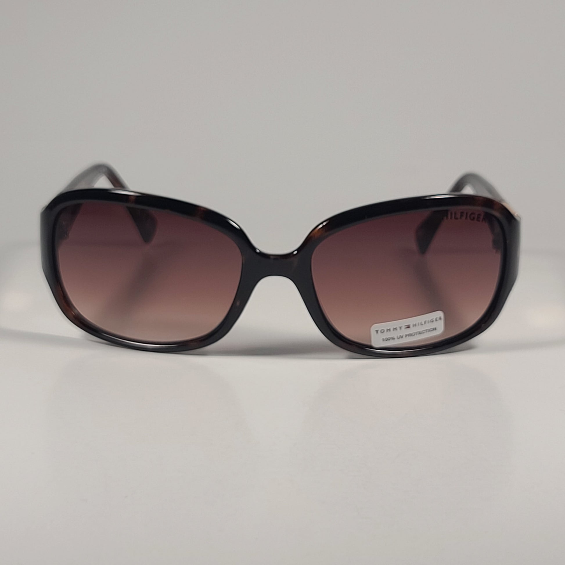 Tommy Hilfiger WP OL621 Oval Sunglasses Brown Tortoise Gold / Brown Gradient - Sunglasses