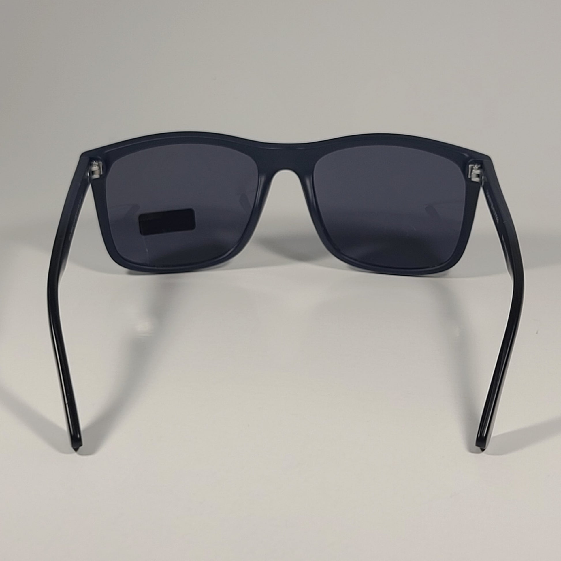 Tommy Hilfiger MP OM652 Rectangular Sunglasses Navy Blue Black Gray Lens 55mm - Sunglasses