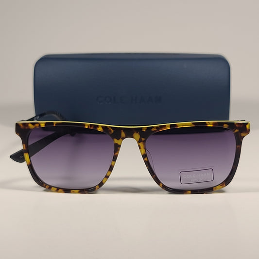 Cole Haan CH6074 281 Grand.ØS Rectangle Sunglasses Tokyo Tortoise Smoke Gradient Lens - Sunglasses