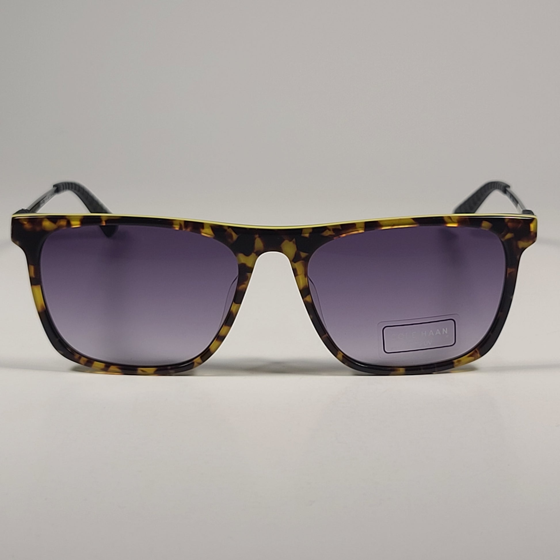 Cole Haan CH6074 281 Grand.ØS Rectangle Sunglasses Tokyo Tortoise Smoke Gradient Lens - Sunglasses