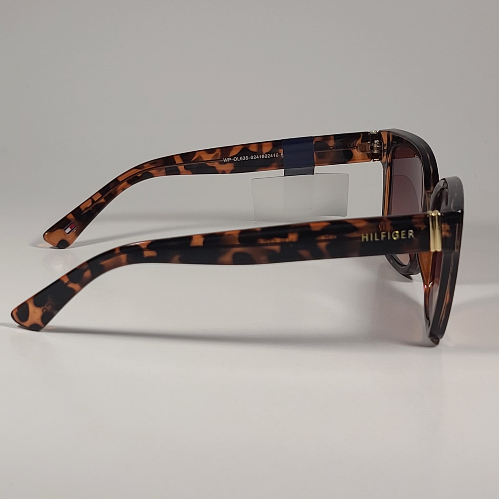 Tommy Hilfiger WP OL635 Squared Sunglasses Brown Tortoise / Brown Gradient Lens - Sunglasses