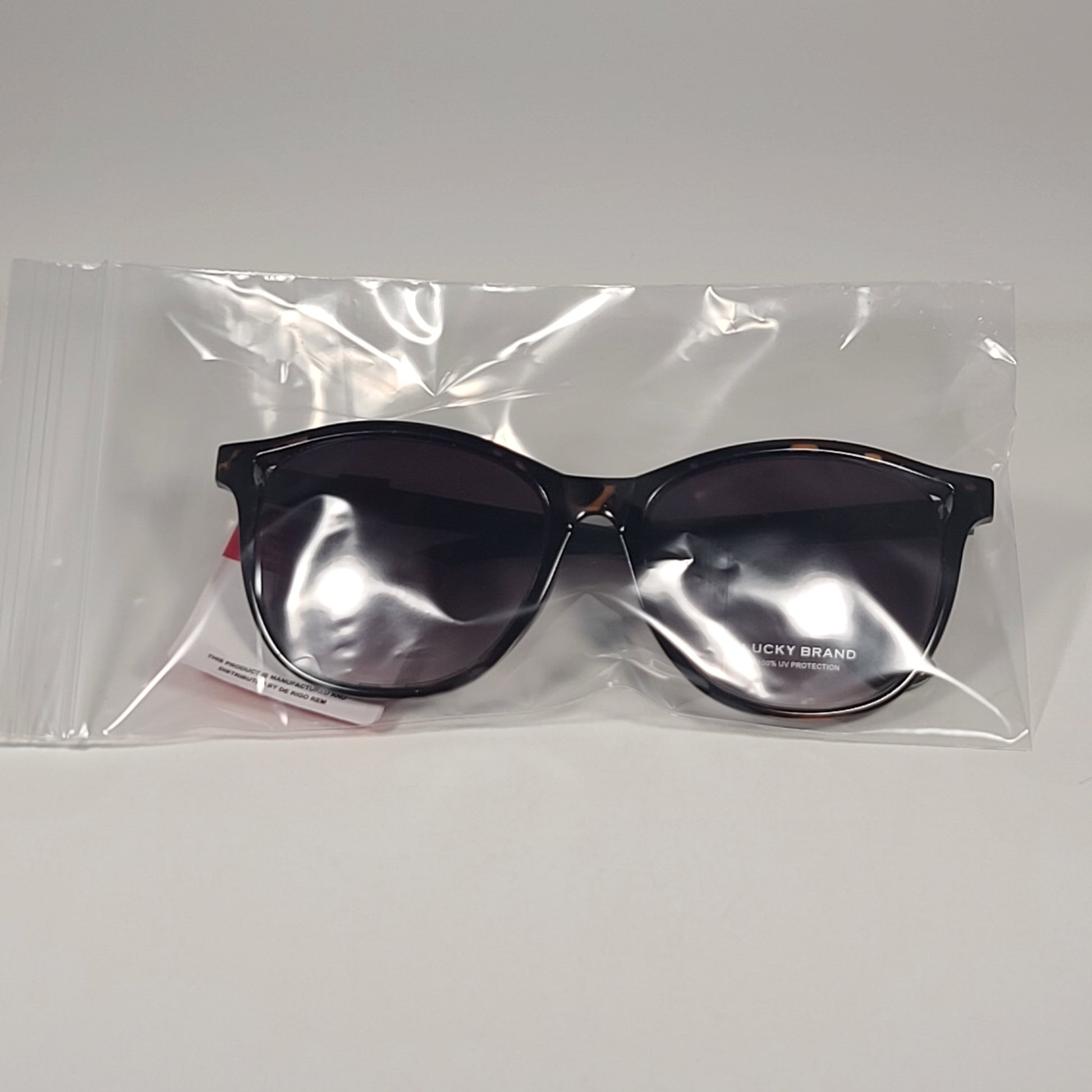 Lucky Brand Beacon Cat Eye Sunglasses Brown Tortoise / D. Gunmetal Gradient Lens - Sunglasses