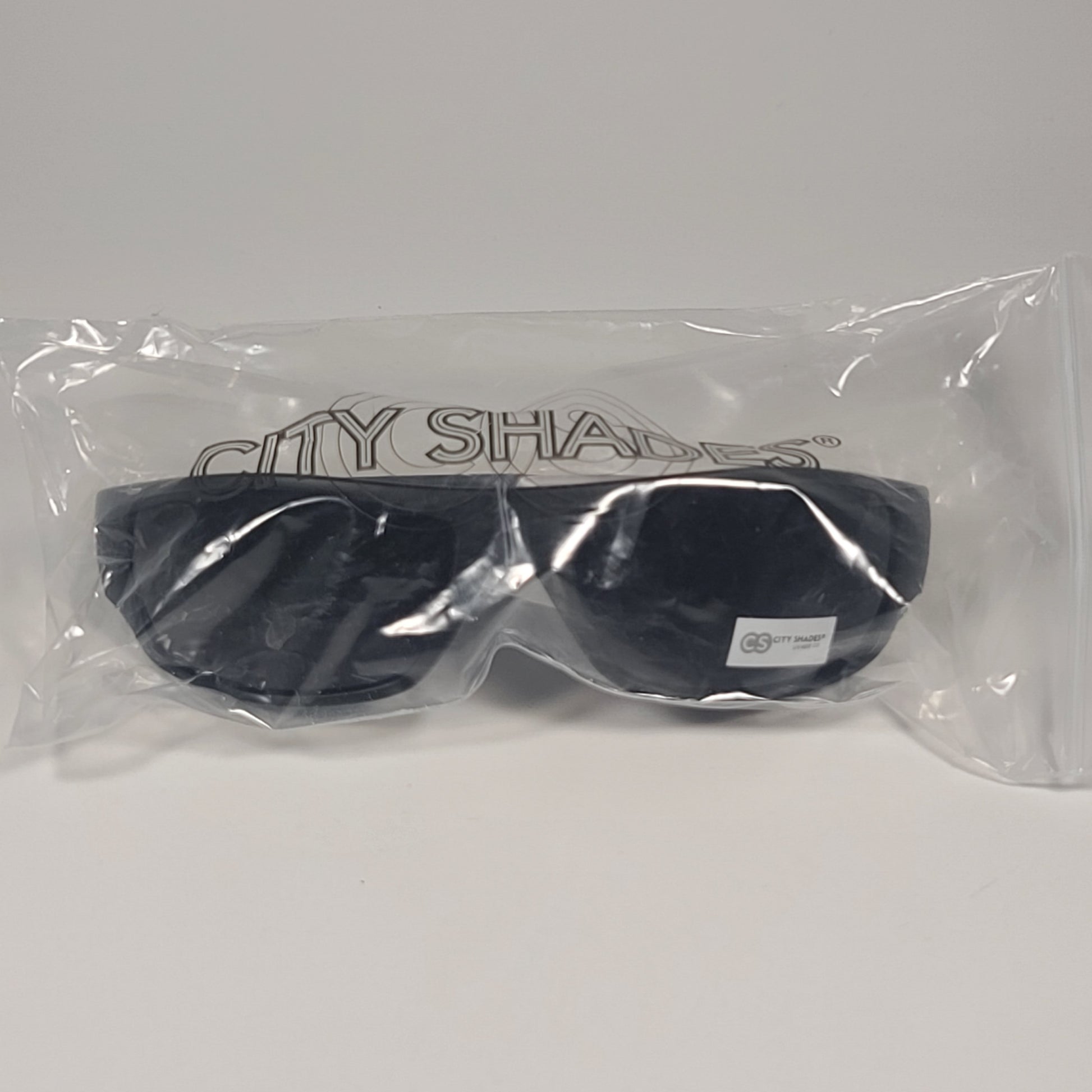City Shades 6276 Sport Wrap Sunglasses Matte Black Frame Gray Tinted Lens - Sunglasses