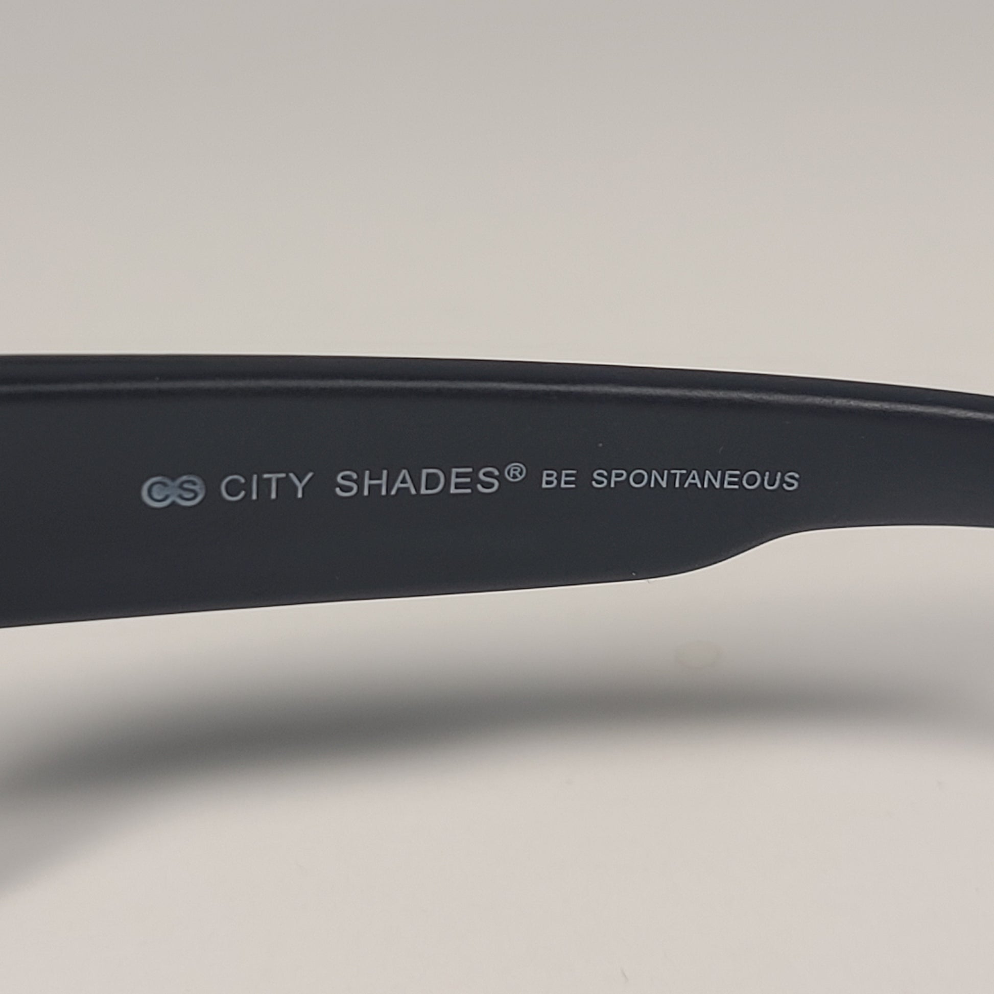City Shades 6329 Sport Wrap Sunglasses Shiny Black Frame Gray Tinted Lens - Sunglasses