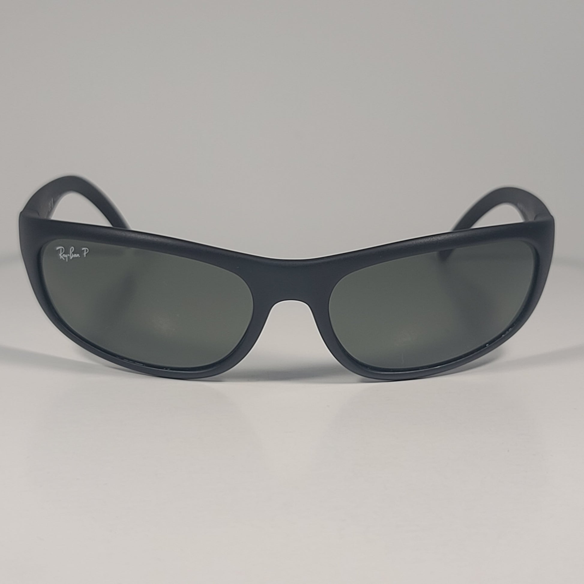 Ray-Ban Predator Polarized Sunglasses Matte Black Green Lens RB4033 601-S/48 - Sunglasses