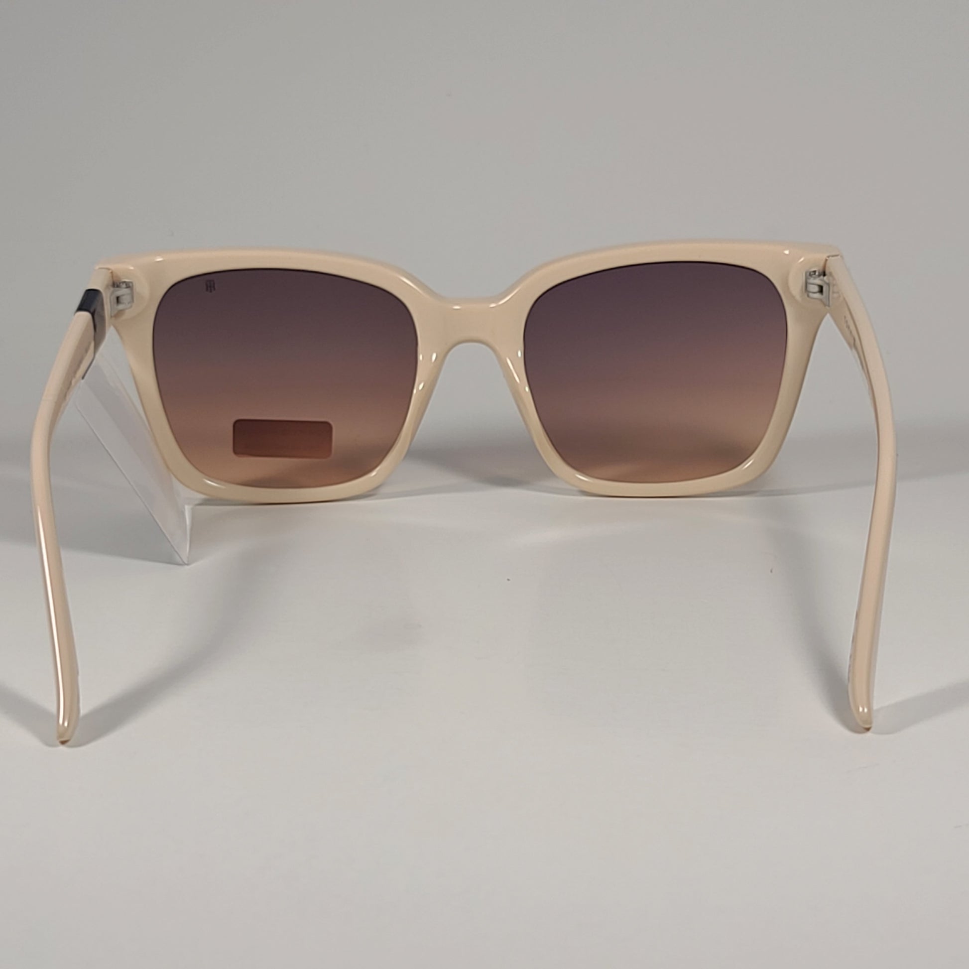 Tommy Hilfiger WP OL658 Cat Eye Sunglasses Beige Frame Brown Lens 54mm - Sunglasses
