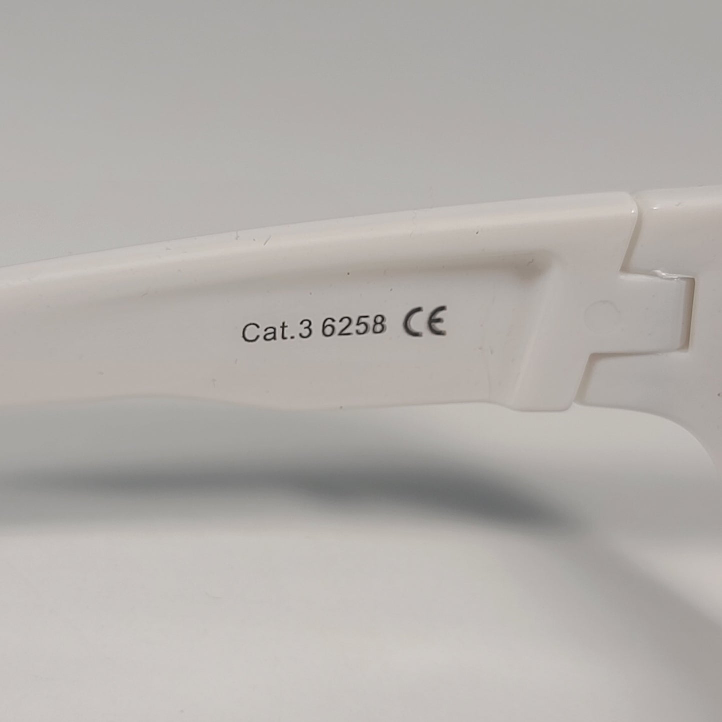 City Shades 6258 Sport Wrap Sunglasses White Frame Gray Tinted Lens - Sunglasses