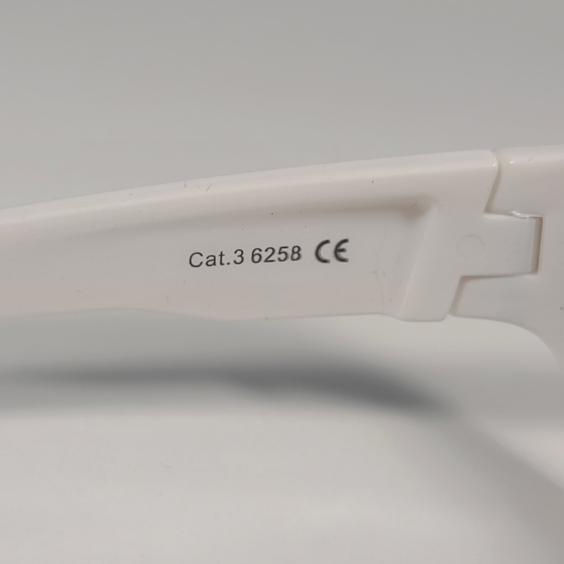 City Shades 6258 Sport Wrap Sunglasses White Frame Gray Tinted Lens - Sunglasses