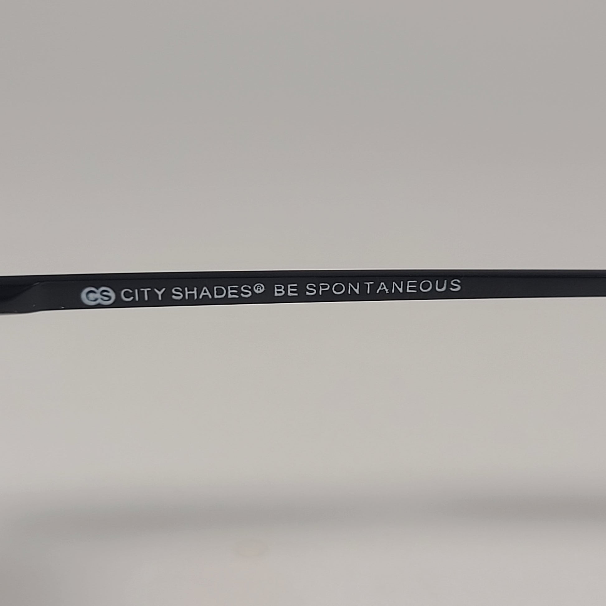 City Shades 6752-72 Pilot Sunglasses Black Frame Orange Mirror Lens - Sunglasses