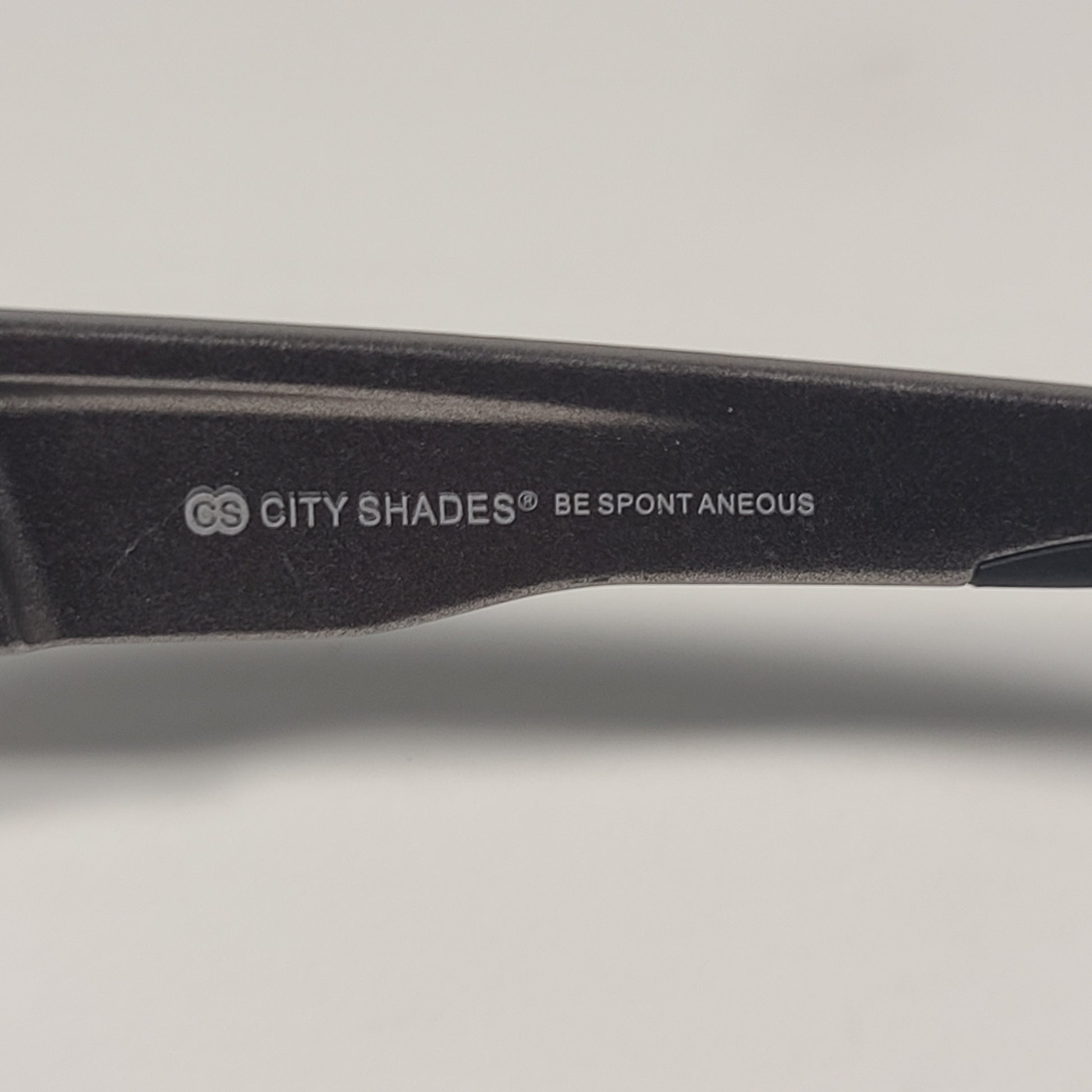 City Shades 6258 Sport Wrap Sunglasses Silver Gray Camo Frame Brown Tinted Lens - Sunglasses