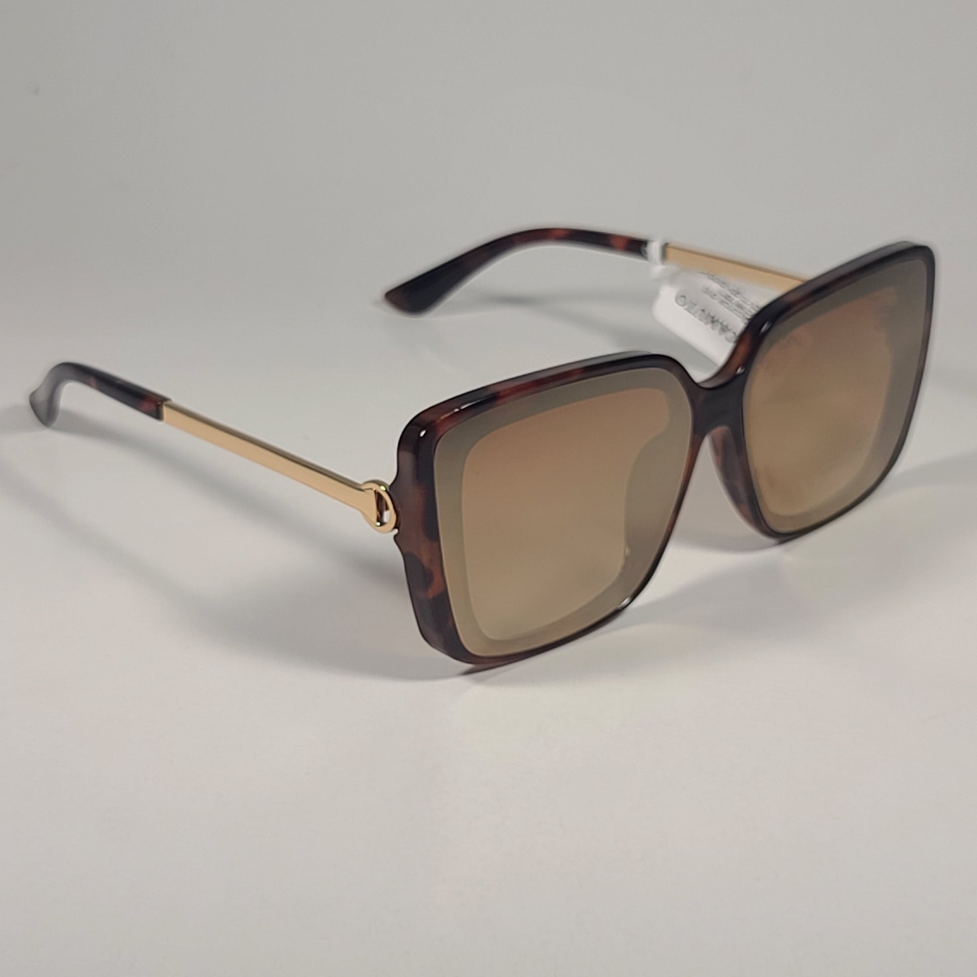 Vince Camuto Butterfly Sunglasses Gold Tortoise Frame Gold Mirror Lens VC1224 TS - Sunglasses