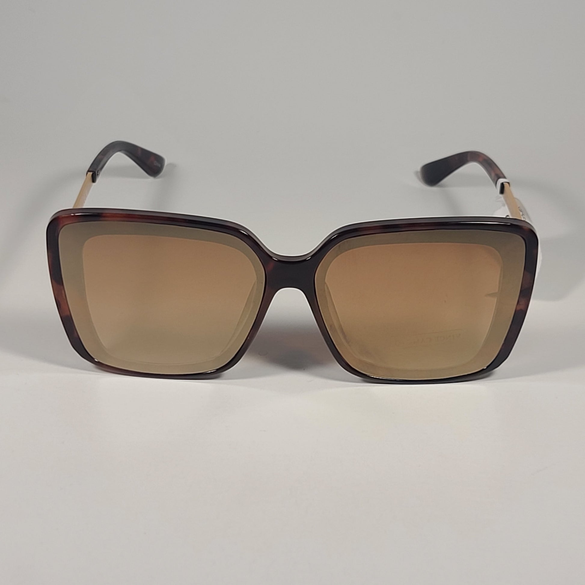 Vince Camuto Butterfly Sunglasses Gold Tortoise Frame Gold Mirror Lens VC1224 TS - Sunglasses